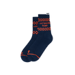Checkerboard Socks (Navy)