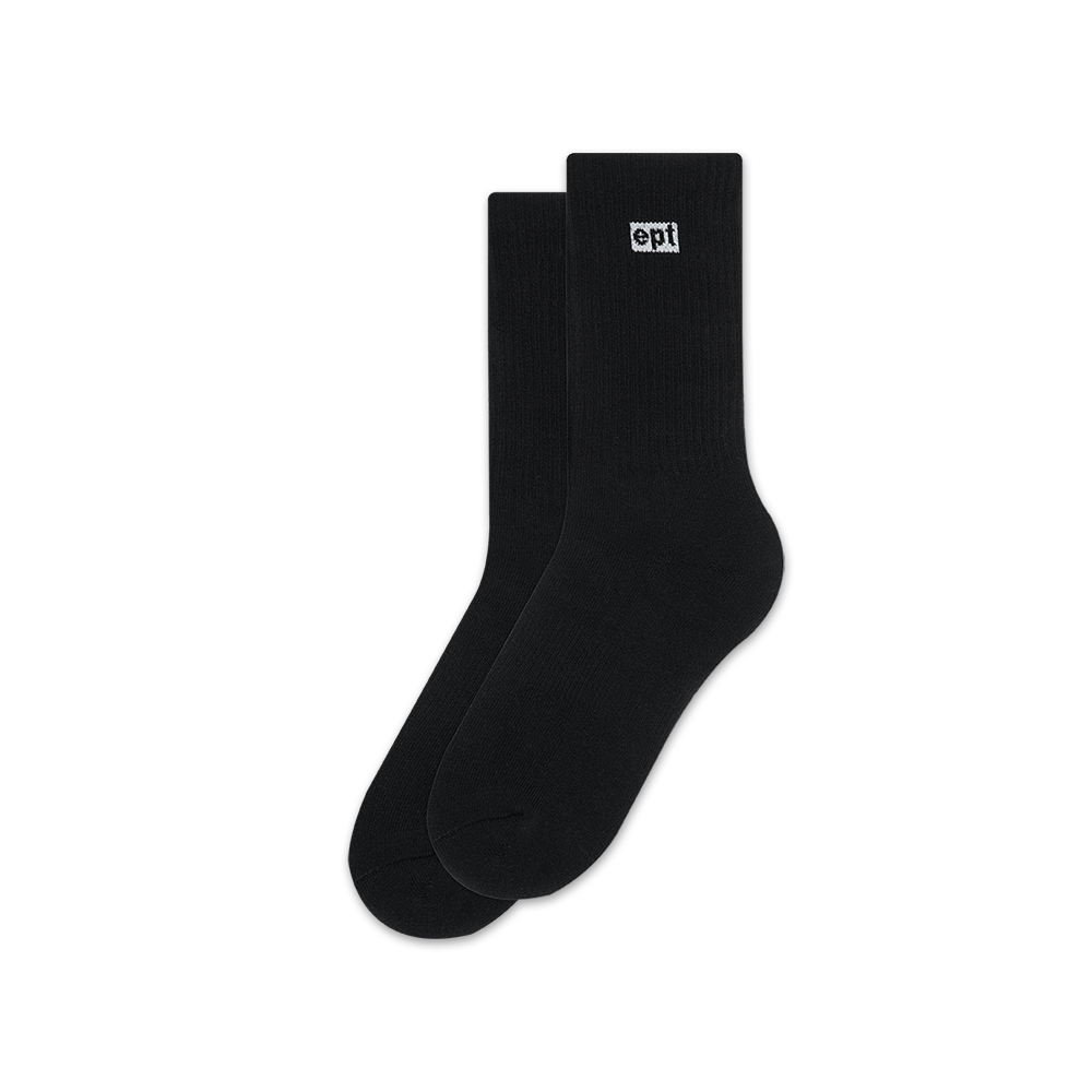 Classic Box Logo Socks (Black)