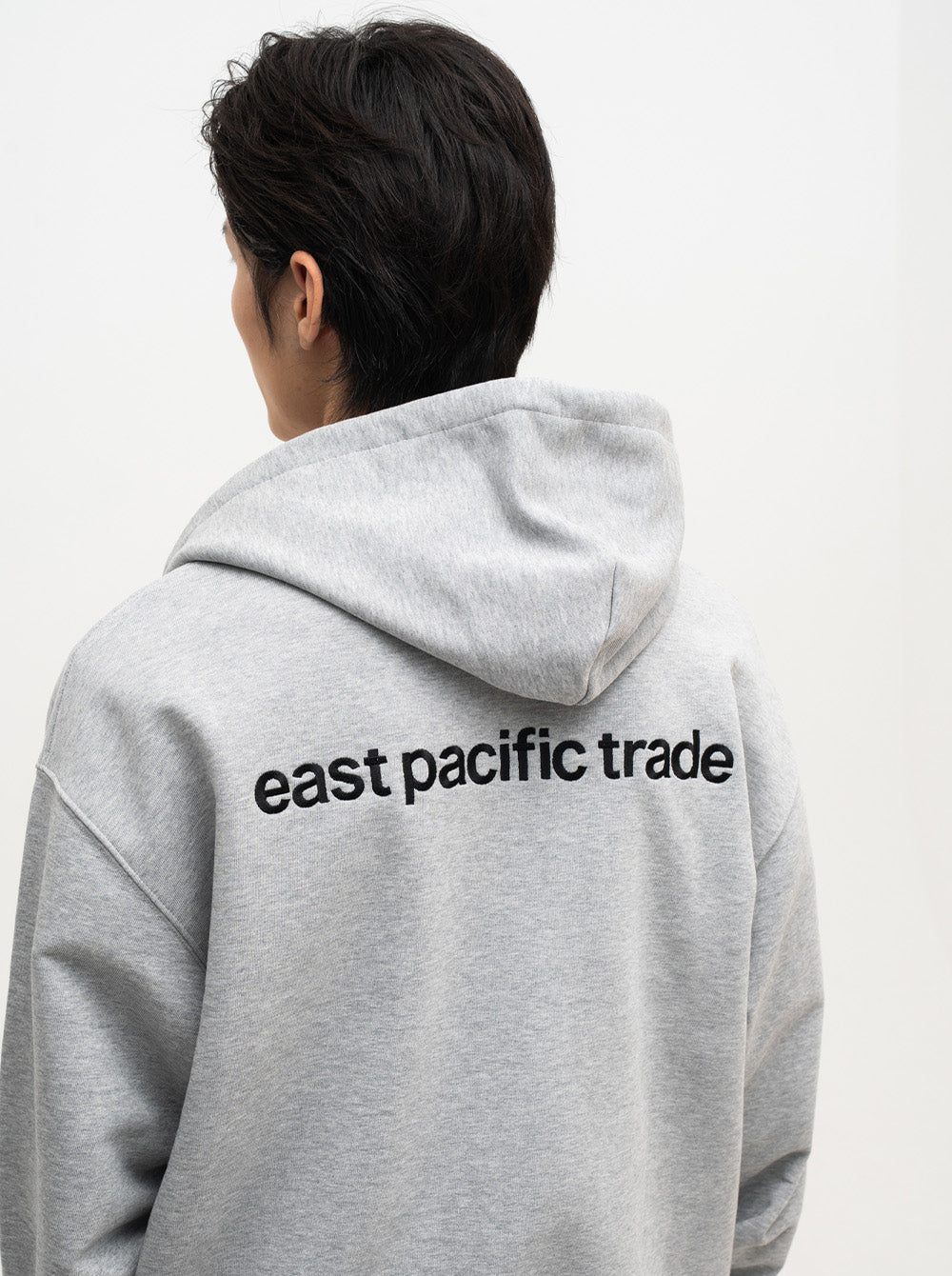 Classic Hood Zip Up (H/Grey)