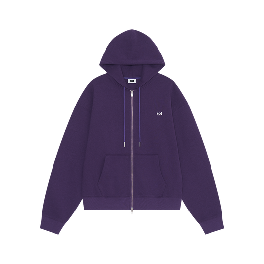 Classic Logo Hoodie Zip up (Purple)