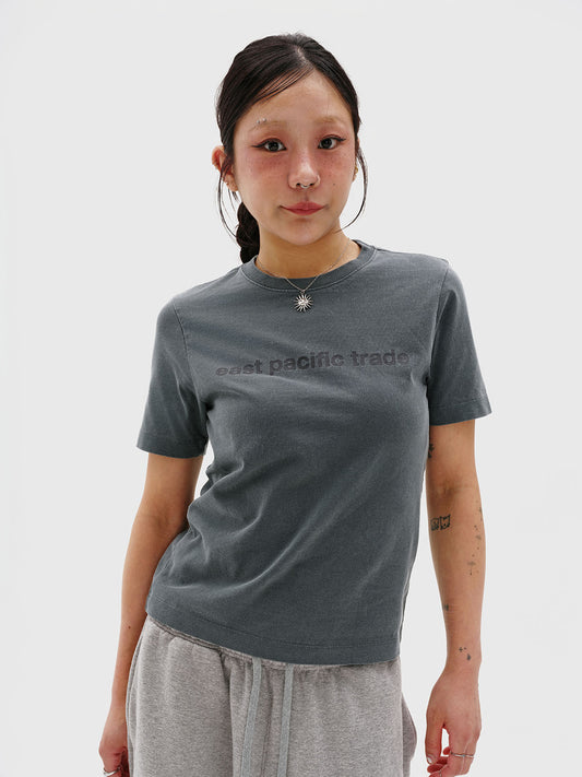 Classic Logo Pigment Dyed T-Shirt (Deep Green)