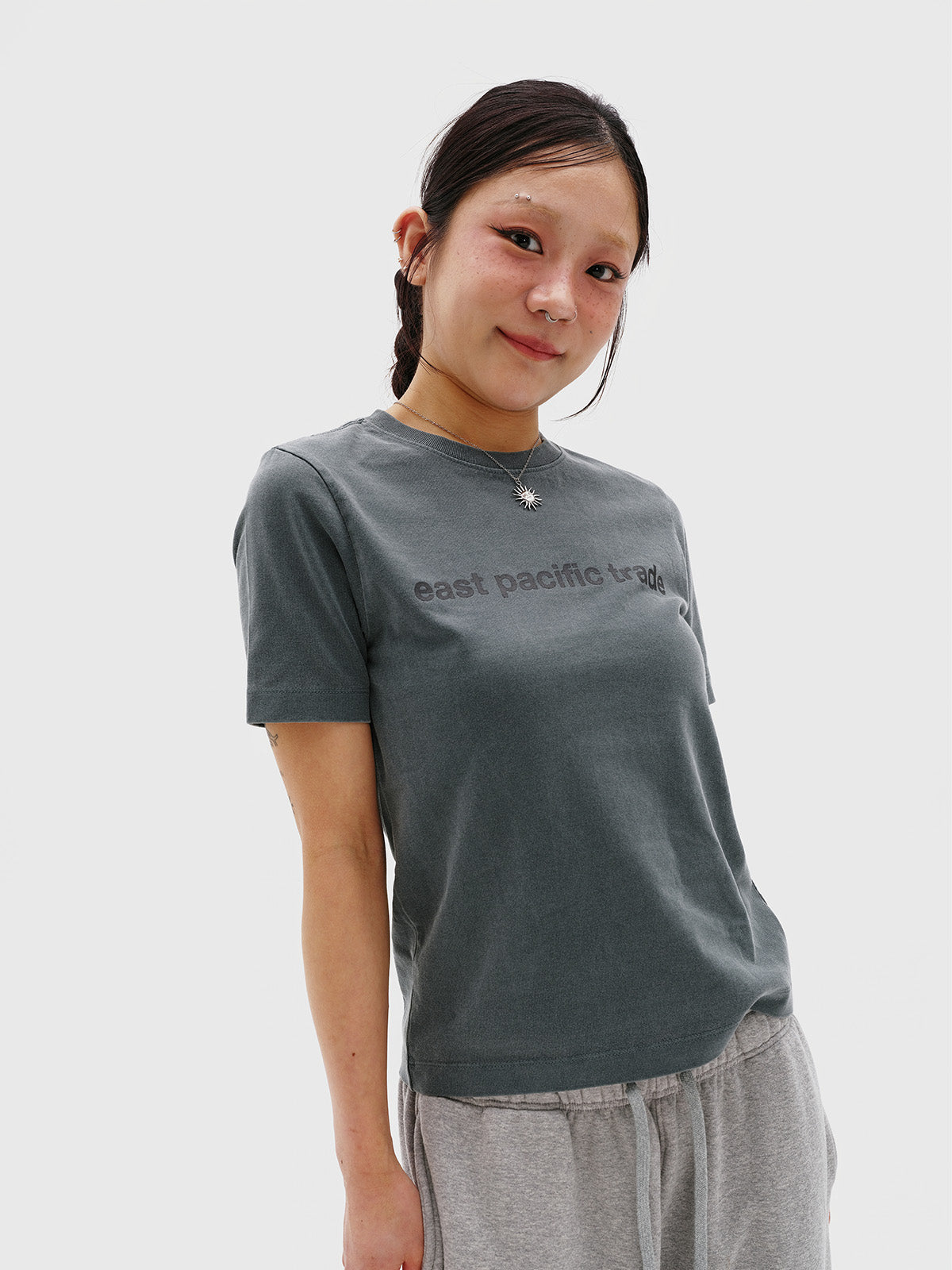 Classic Logo Pigment Dyed T-Shirt (Deep Green)