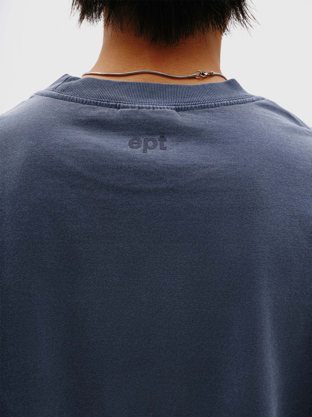 Classic Logo Pigment Dyed T-Shirt (Navy)