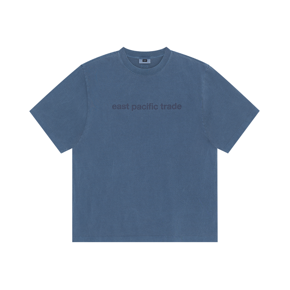 Classic Logo Pigment Dyed T-Shirt (Navy)