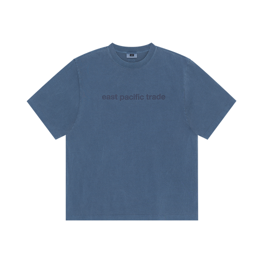 Classic Logo Pigment Dyed T-Shirt (Navy)