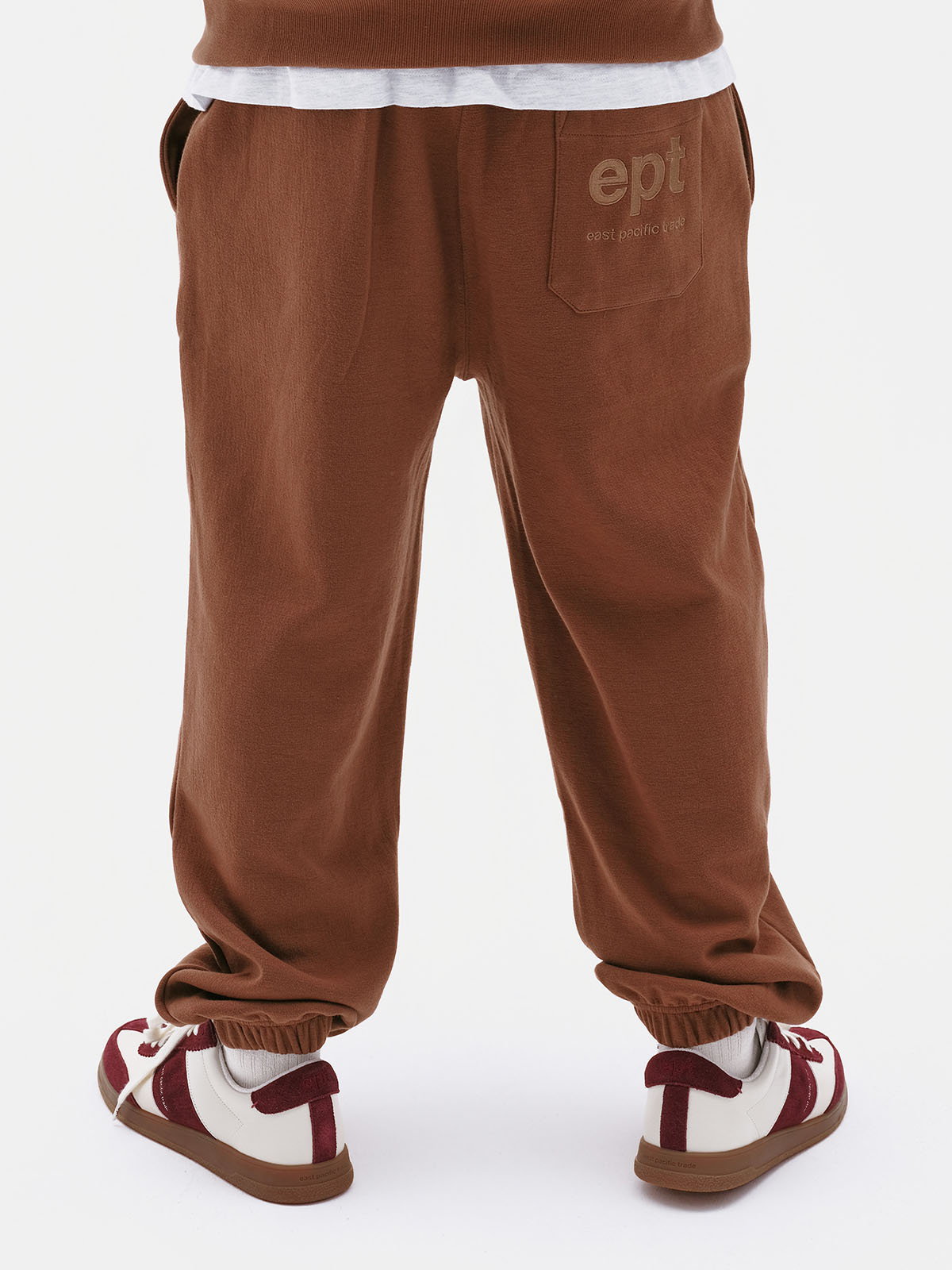 Classic Logo Sweat Pants (Brown)