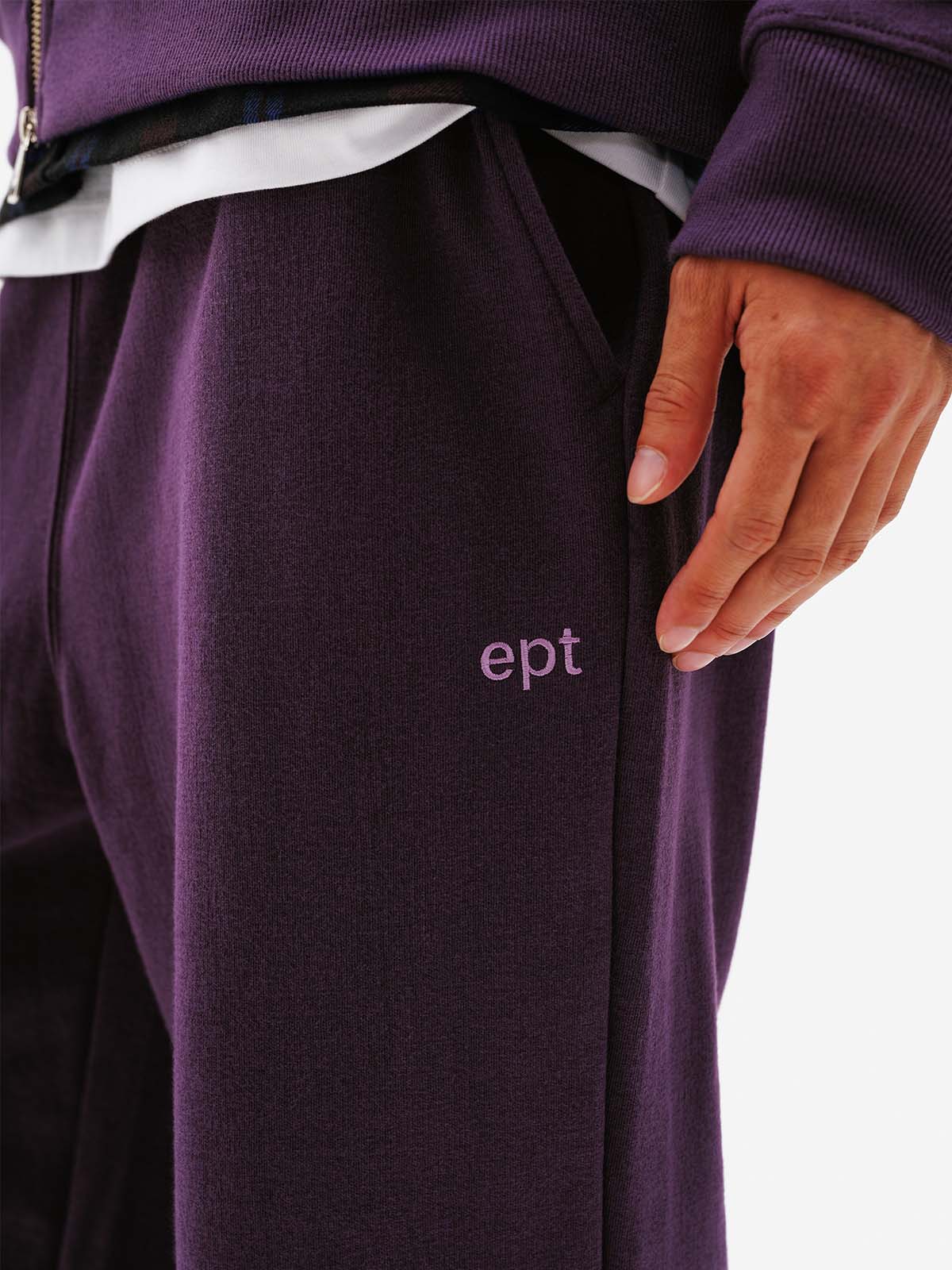 Classic Logo Sweat Pants (Purple)