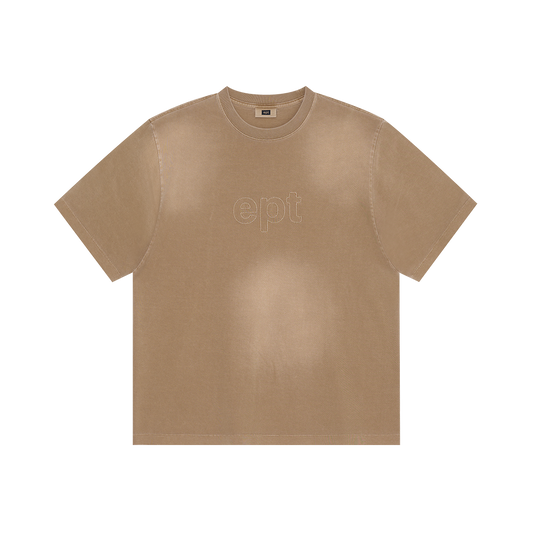 Classic Logo Washed T-Shirt (Brown)