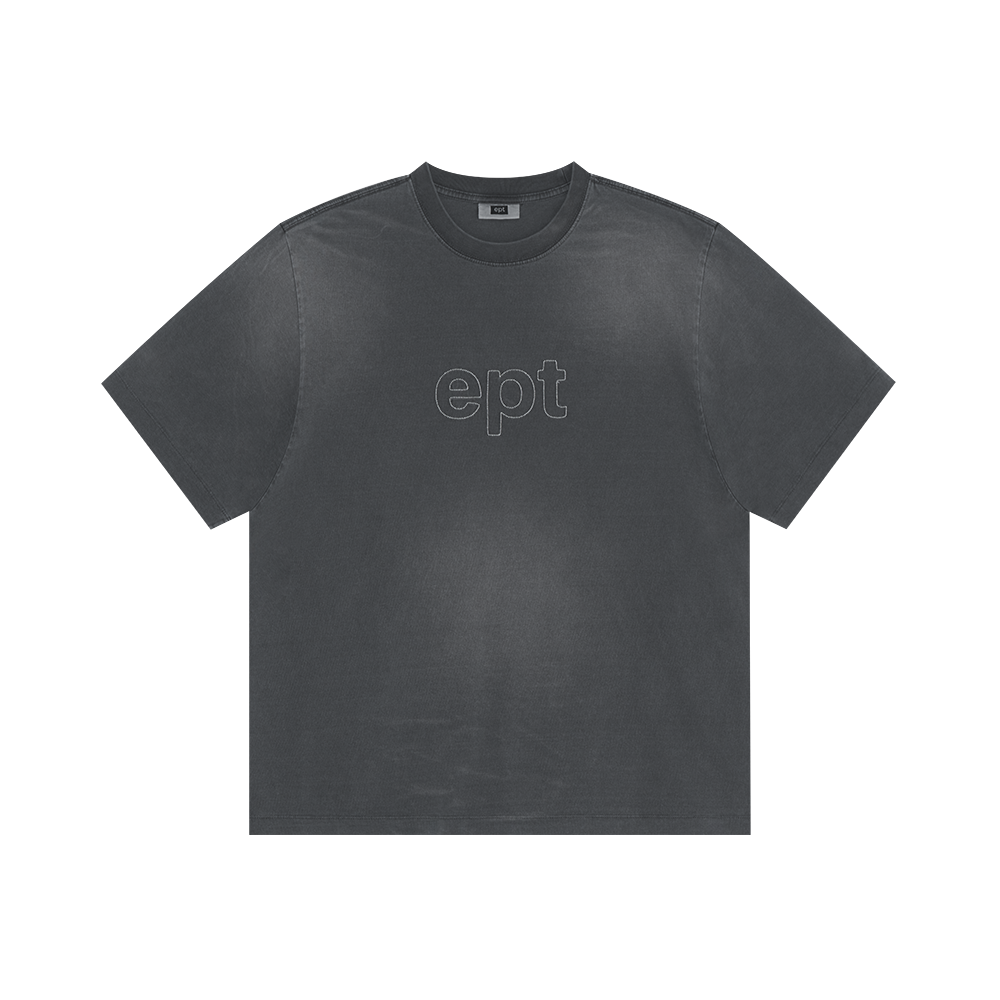 Classic Logo Washed T-Shirt (Charcoal)