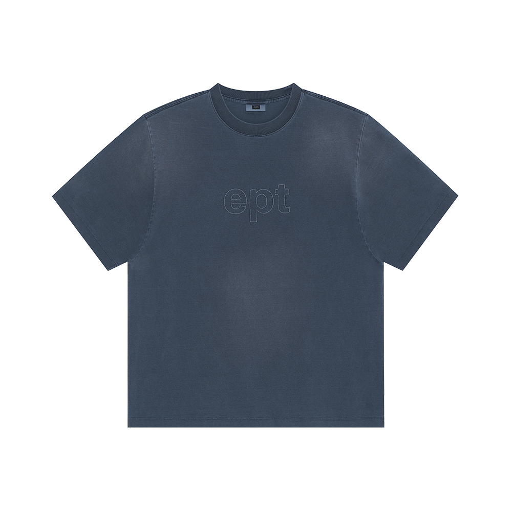 Classic Logo Washed T-Shirt (Navy)