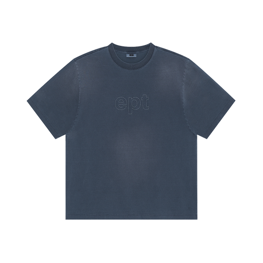 Classic Logo Washed T-Shirt (Navy)