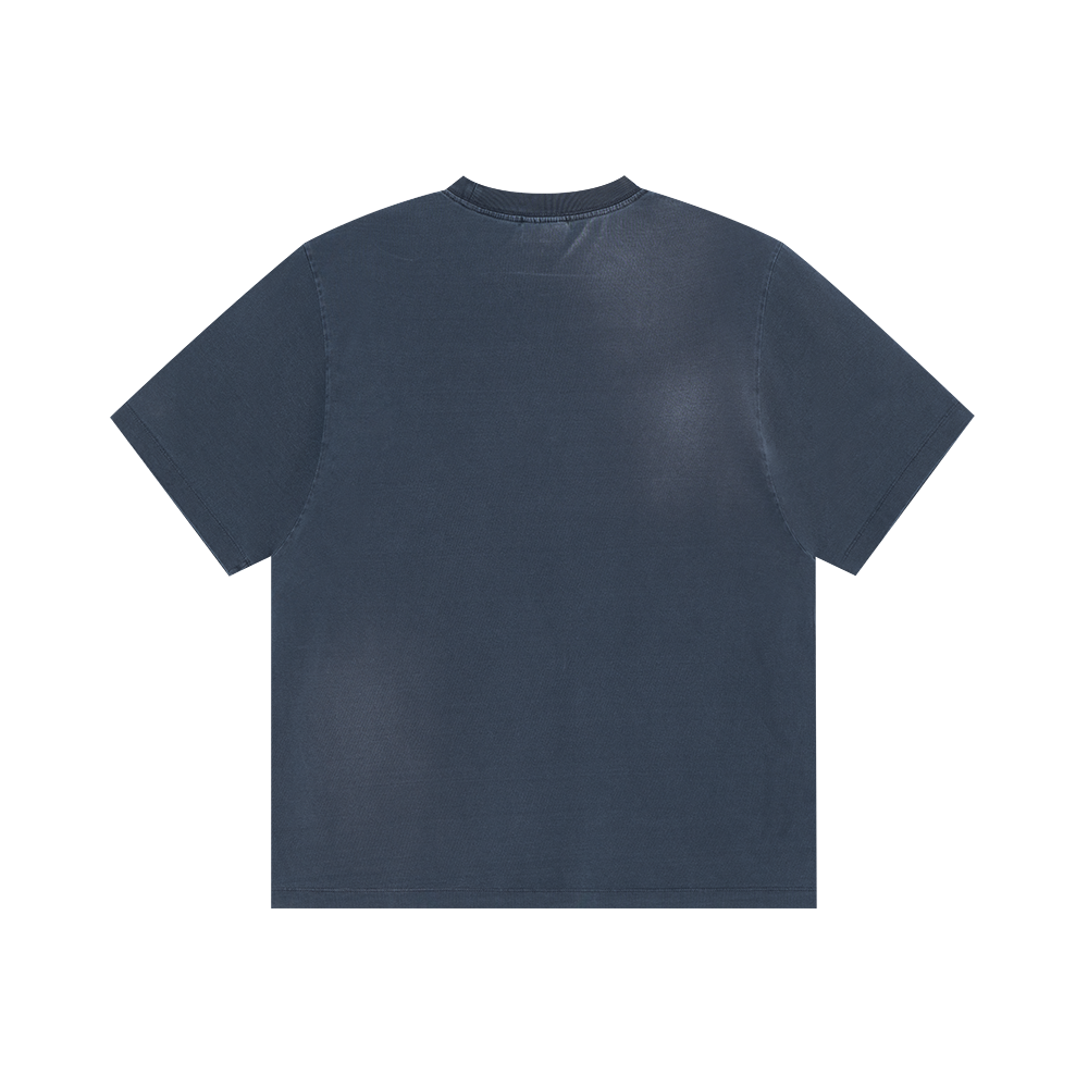 Classic Logo Washed T-Shirt (Navy)