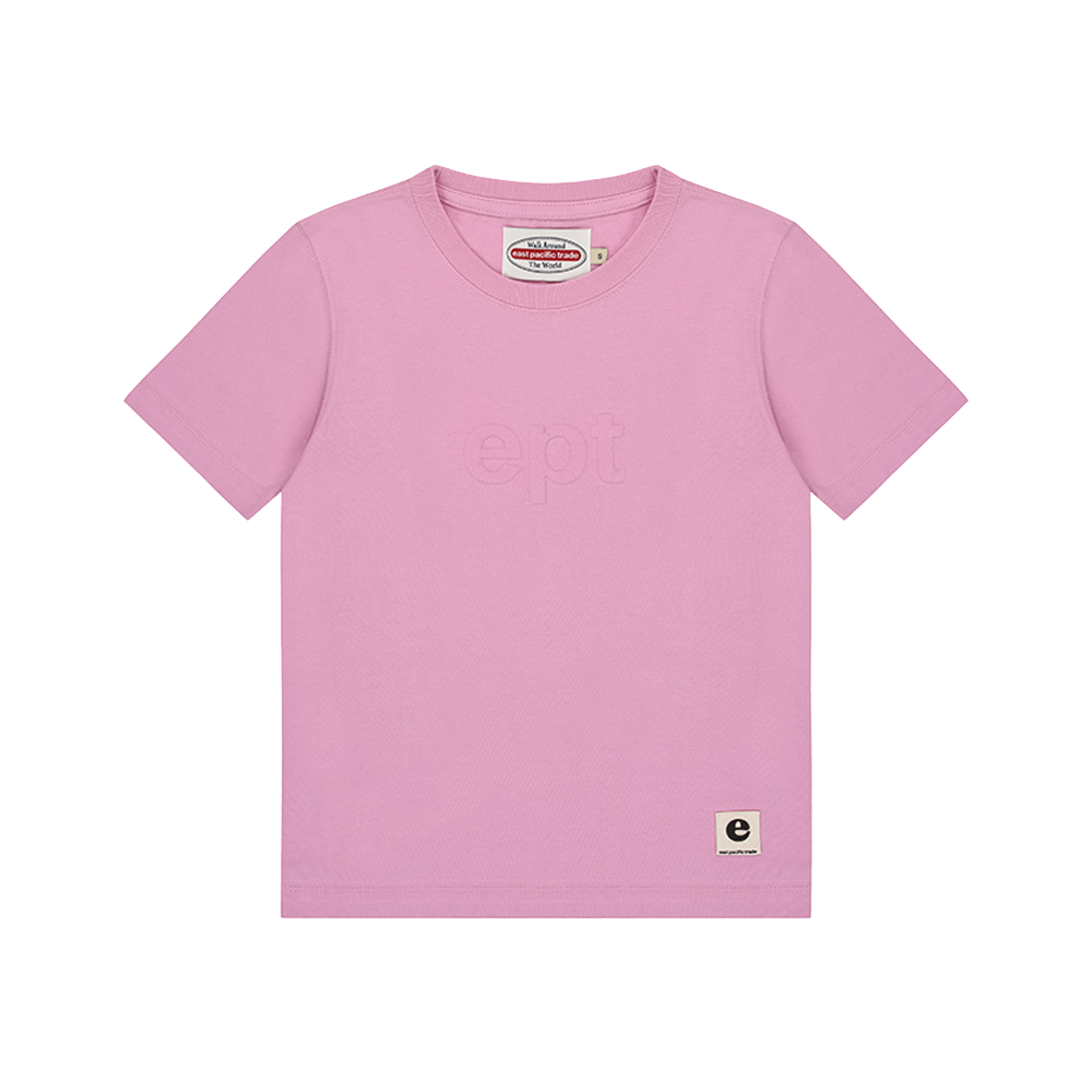 Classic Silicon Embo Logo T-Shirt (Pink)