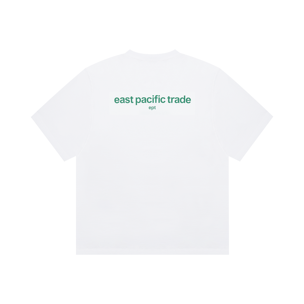 Color Box Logo T-Shirt (White/Green)