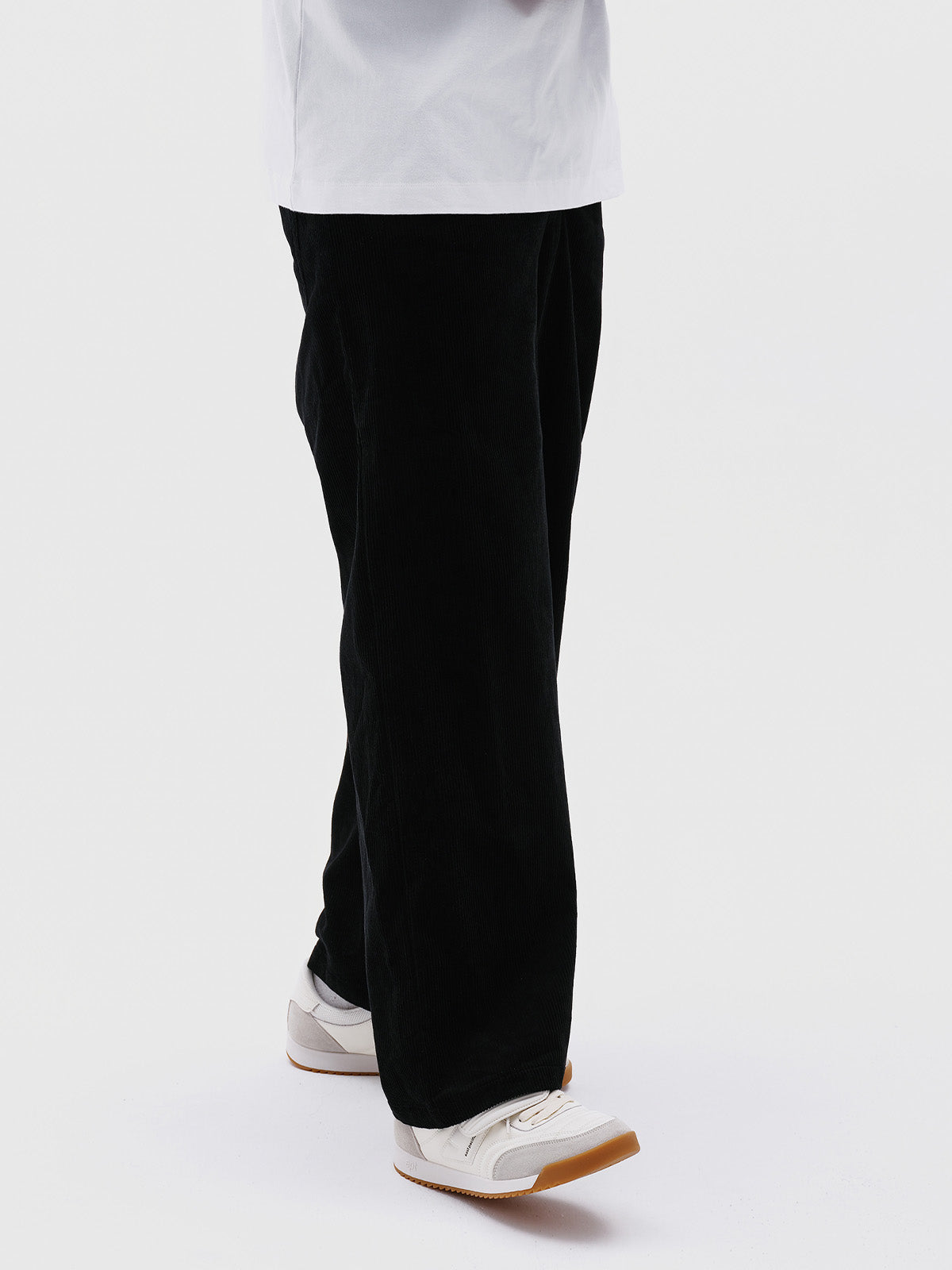 Corduroy Baggy Pants (Black)