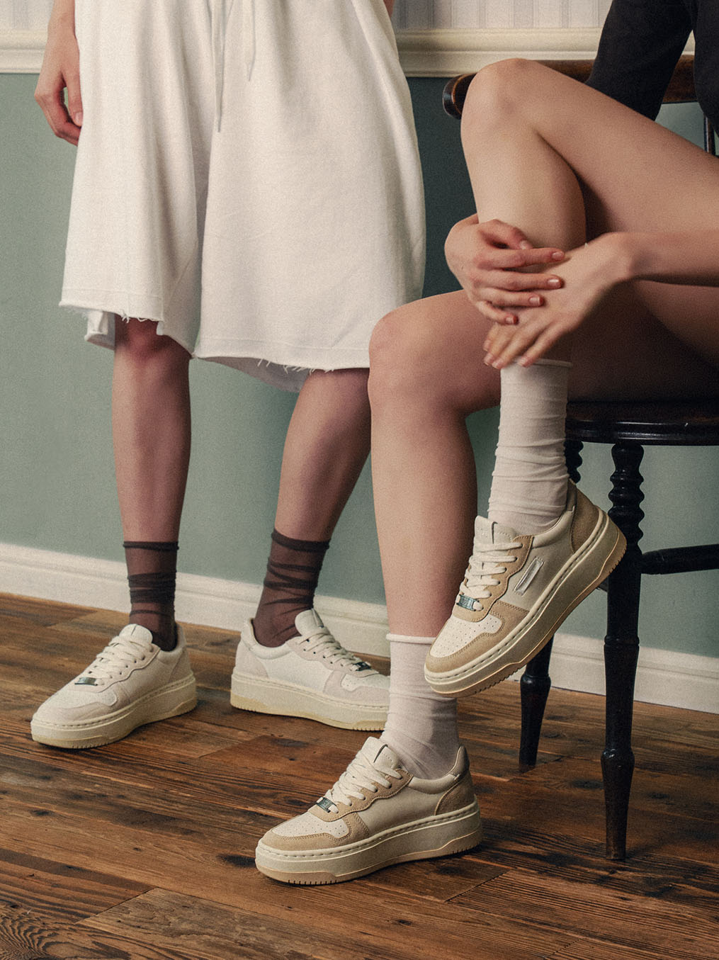 Court High (Beige/D.Beige)