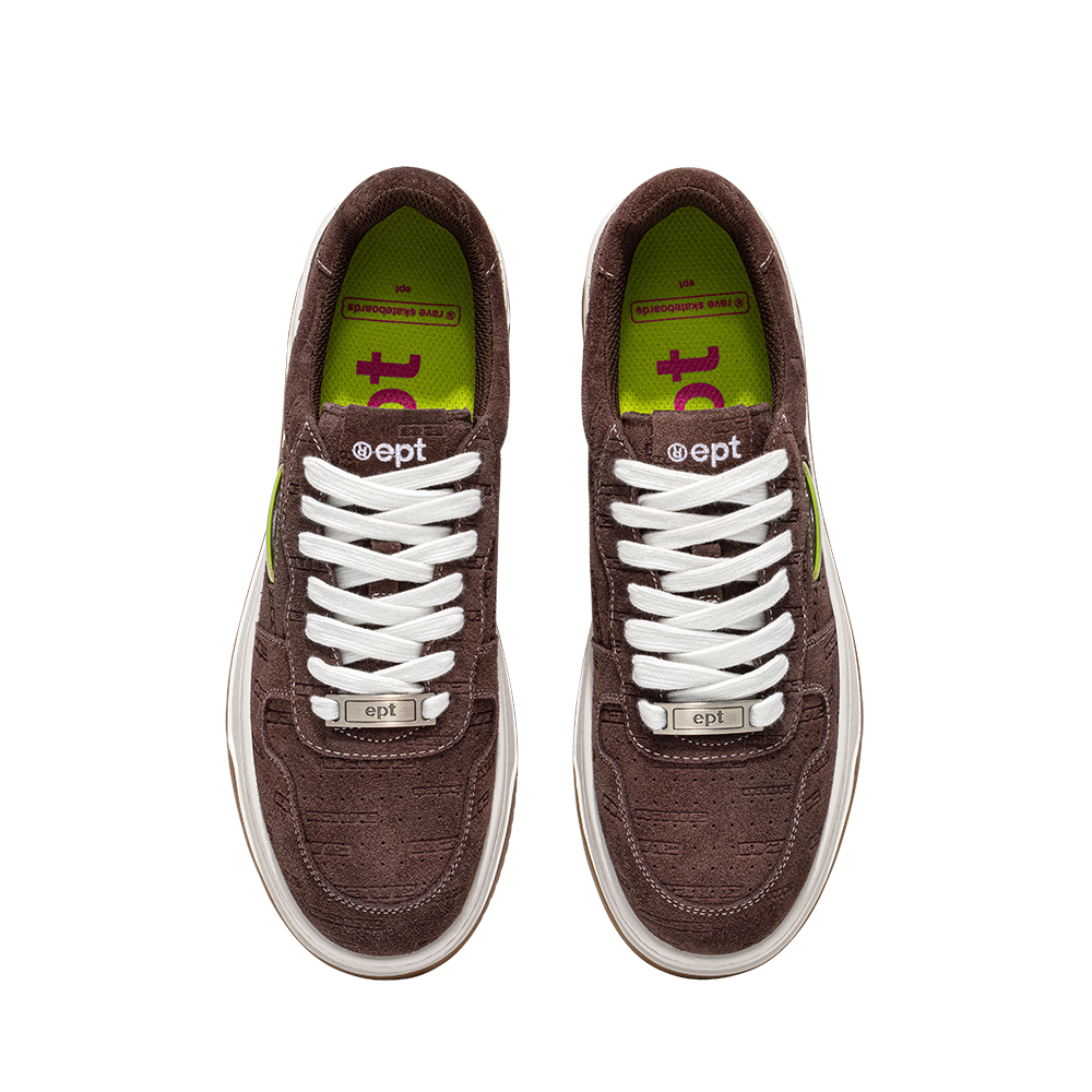 Court Rave (Brown/Lime)