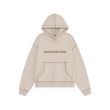 Cover Stitch Hoodie (Beige)