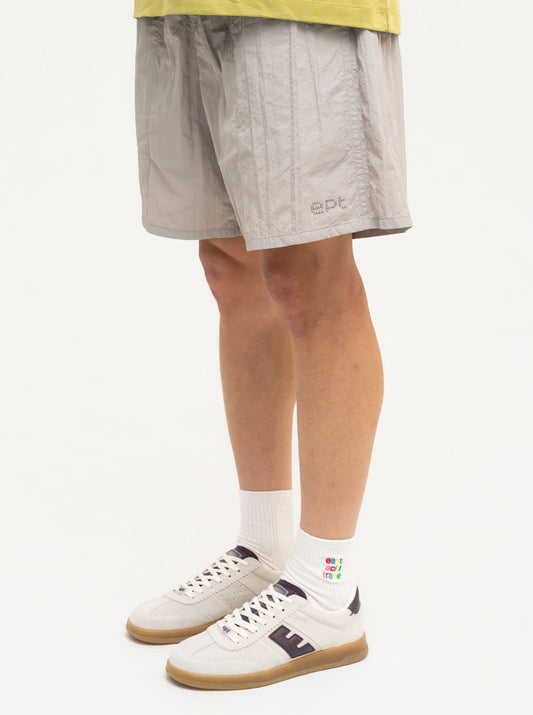 Studded Nylon Shorts (L/Grey)