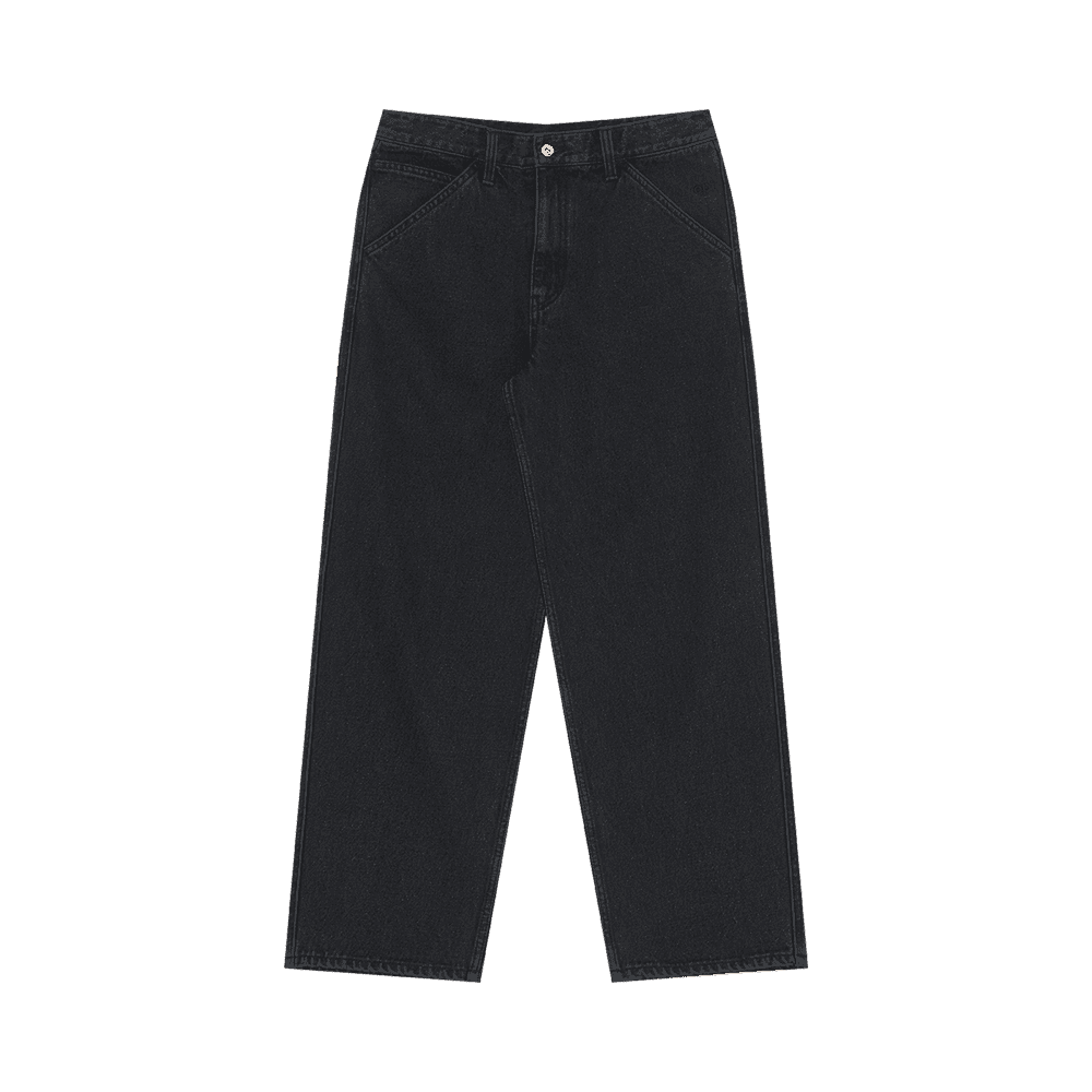 Baggy Denim Pants (Black)
