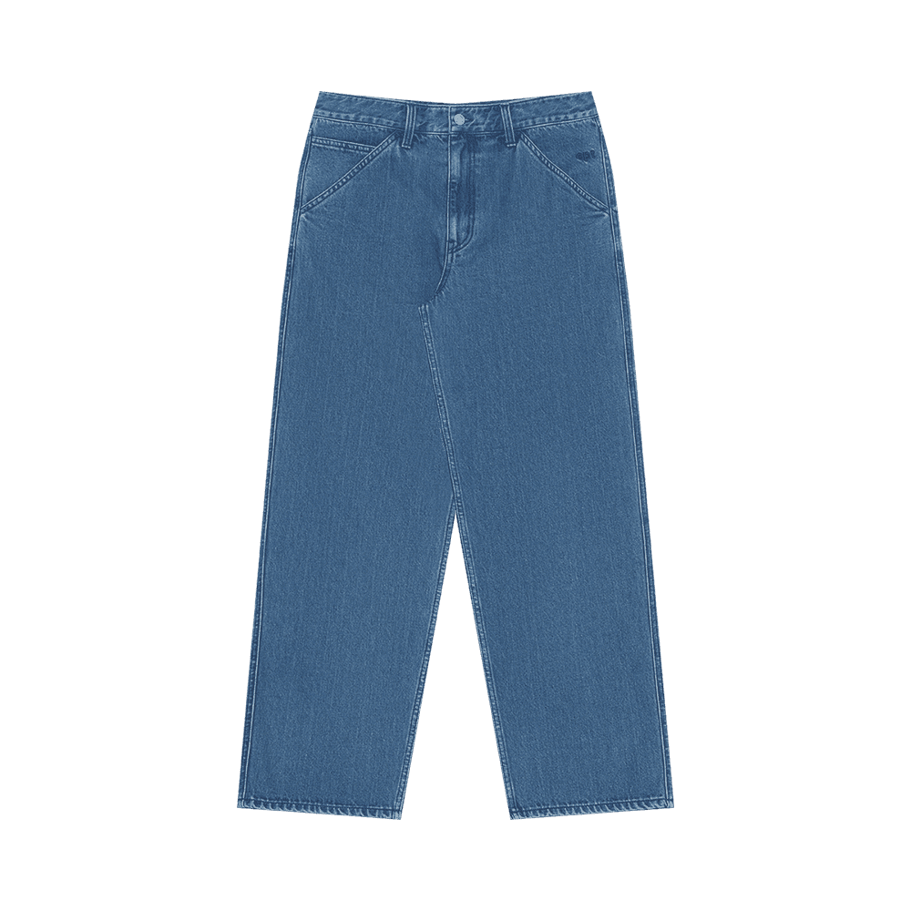 Baggy Denim Pants (Blue)