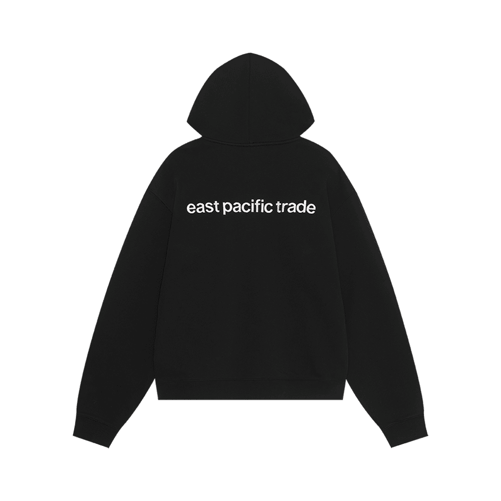 Classic Hood Zip Up (Black)