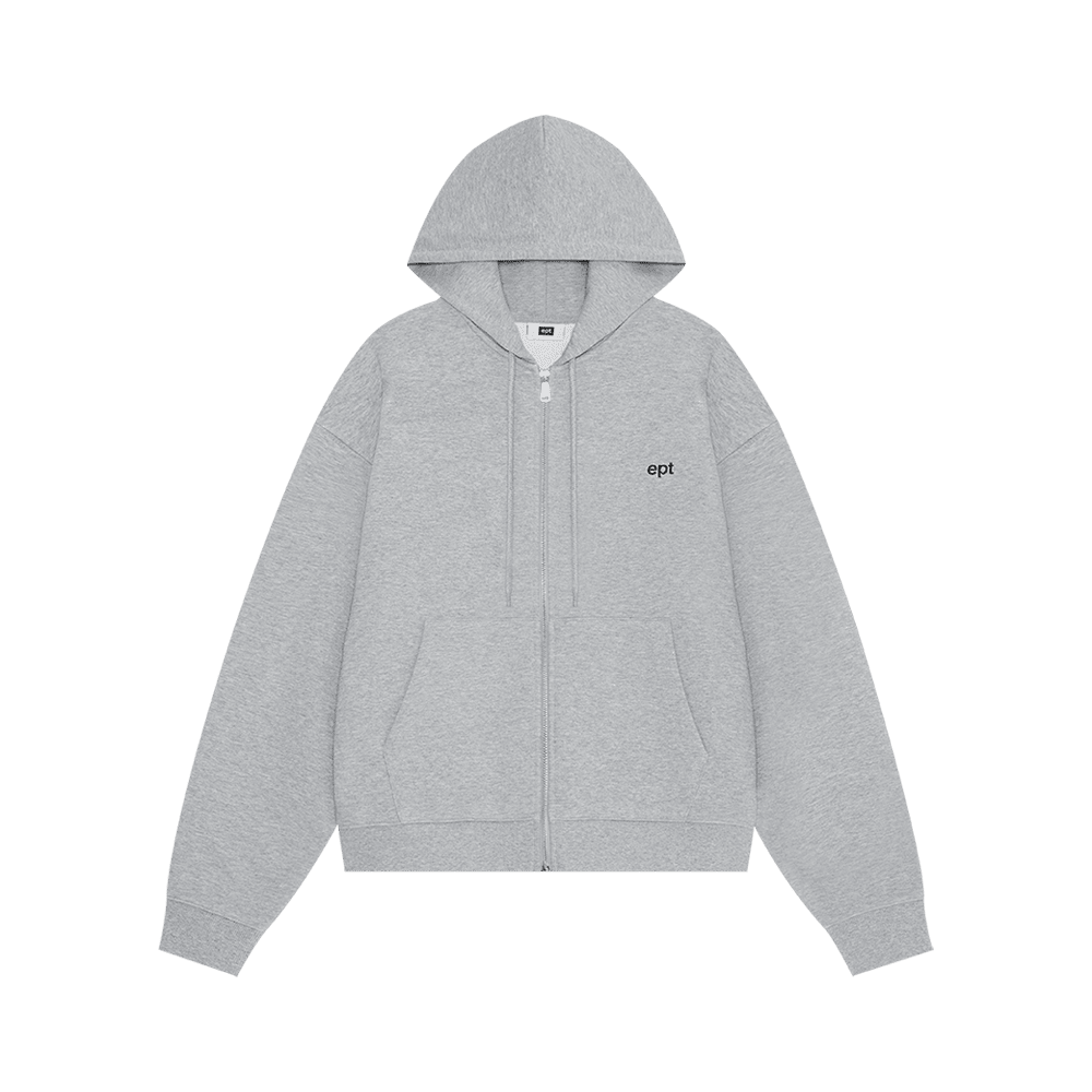Classic Hood Zip Up (H/Grey)