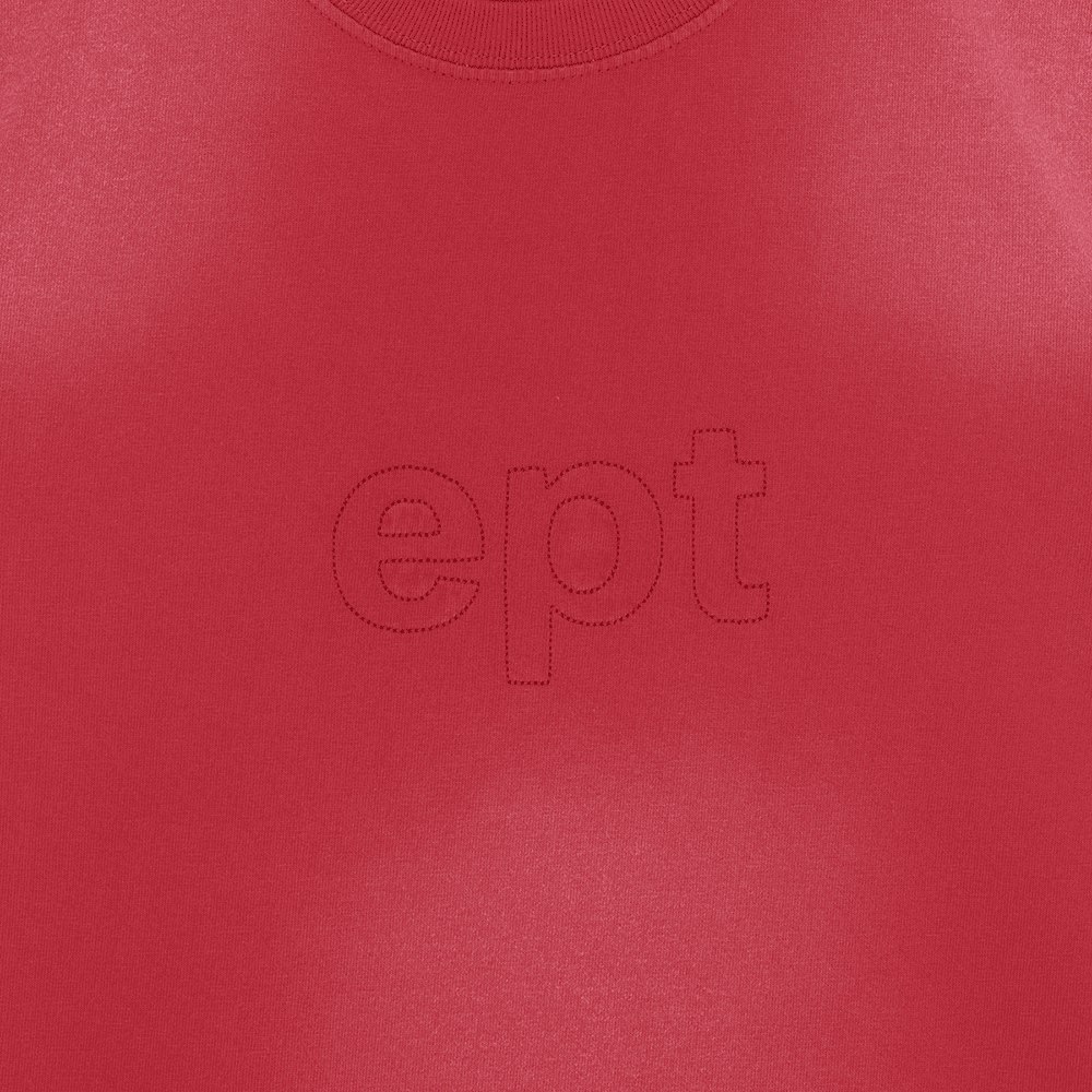 Classic Logo Washed T-Shirt (Red)