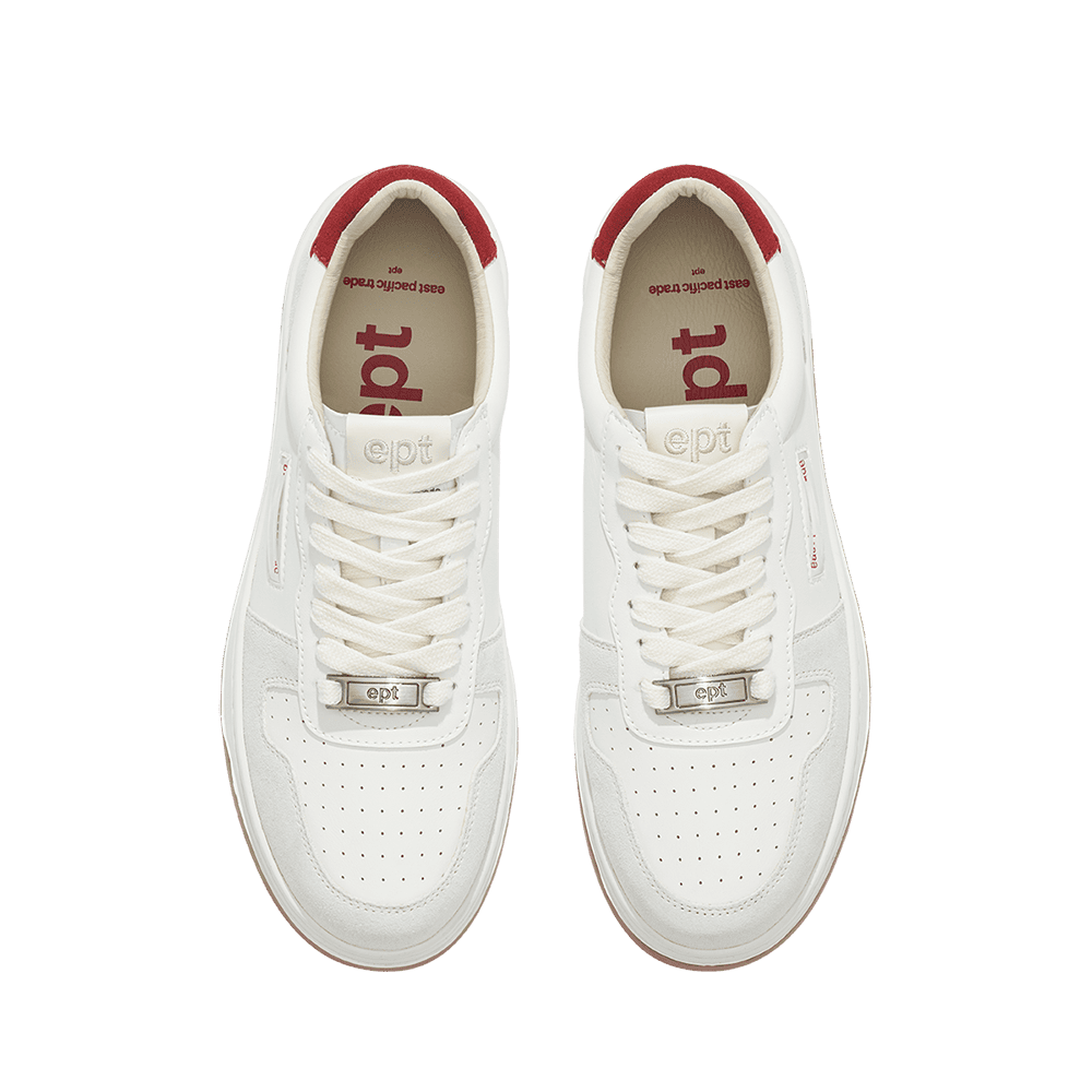 Court (Off White/Grey/Red)