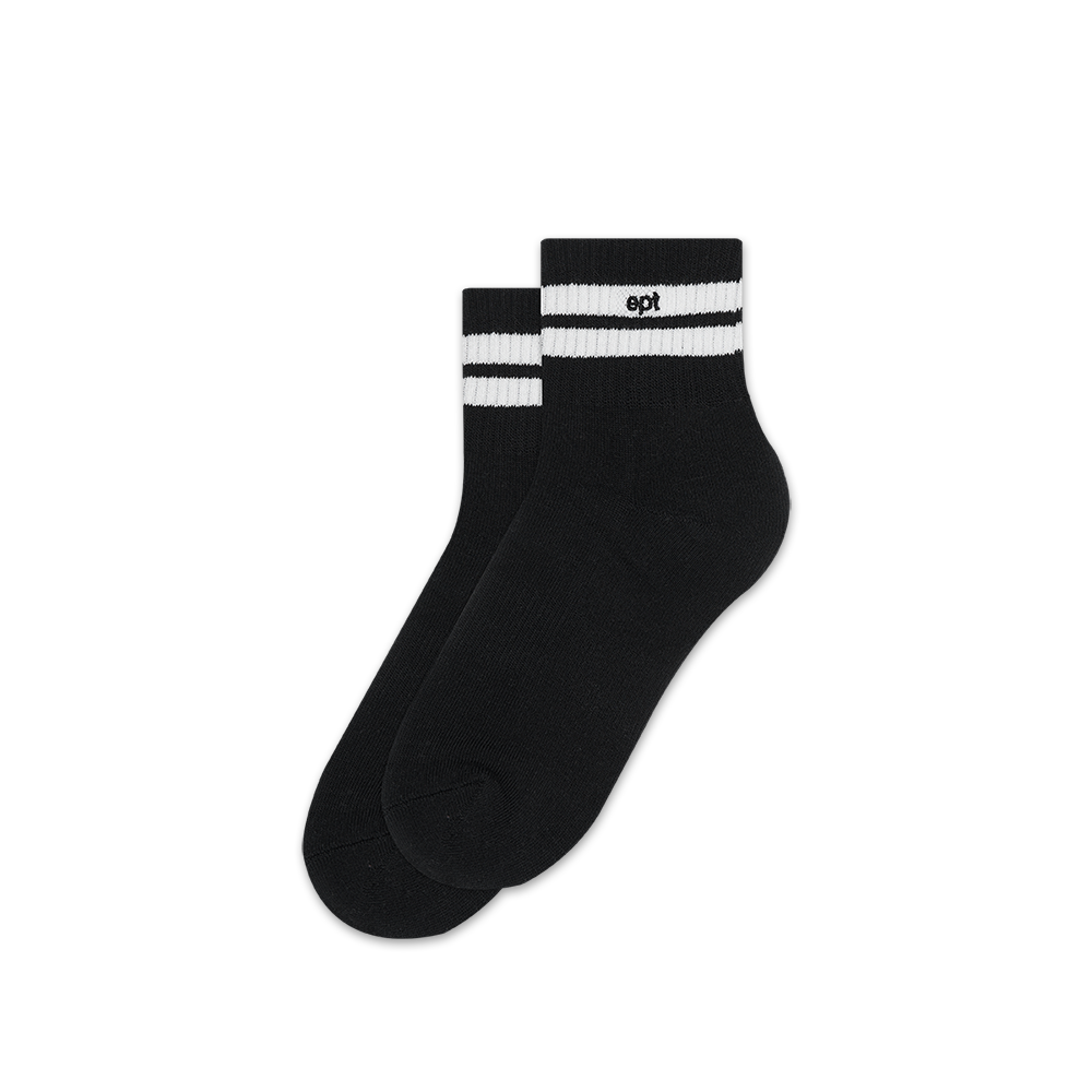 Double Line Socks (Black)