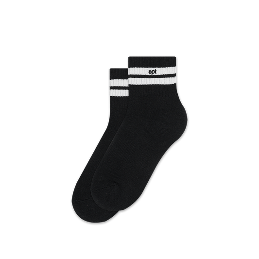 Double Line Socks (Black)