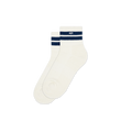 Double Line Socks (Cream)