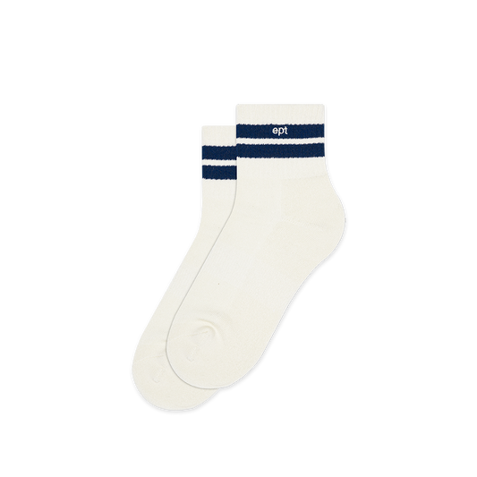 Double Line Socks (Cream)