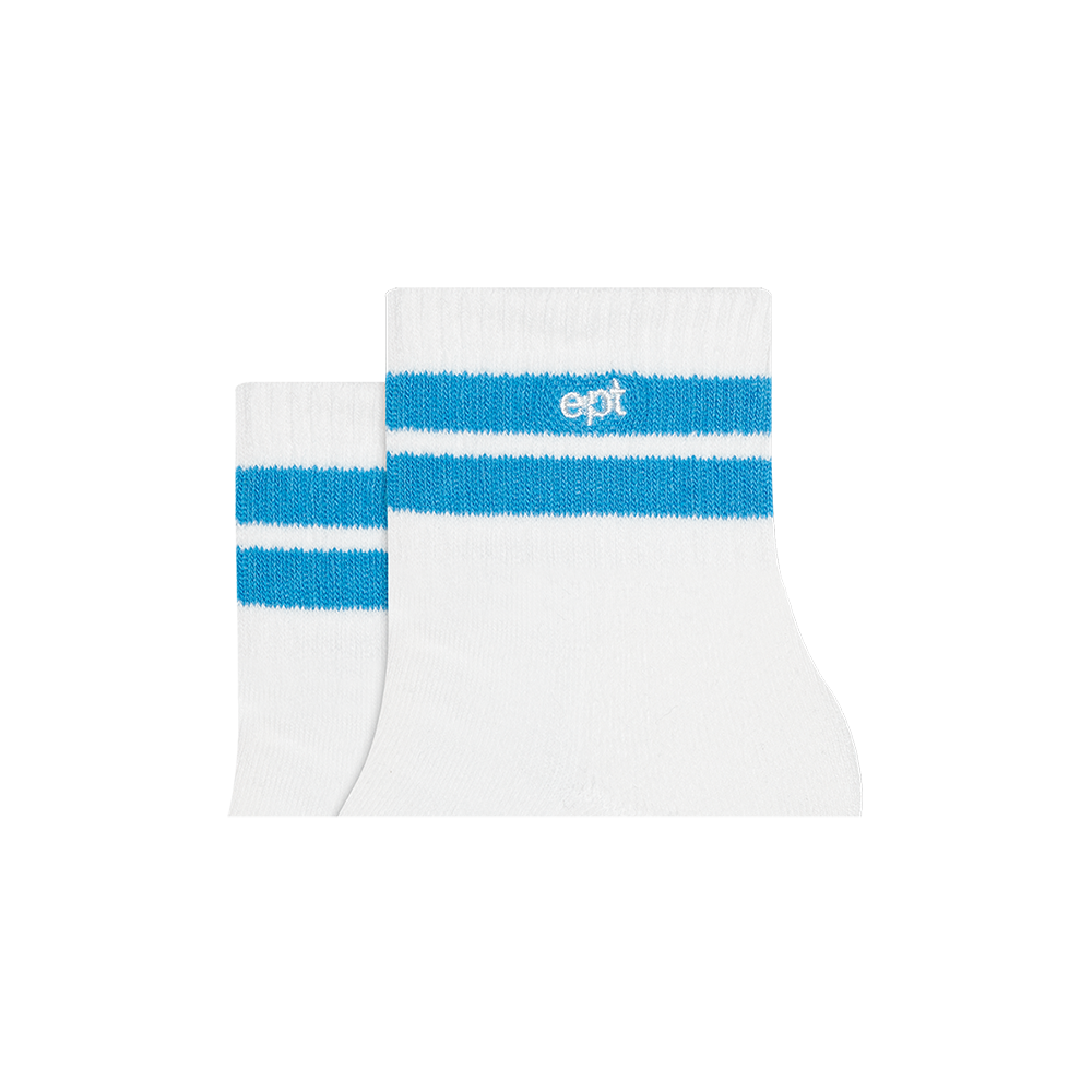 Double Line Socks (White)