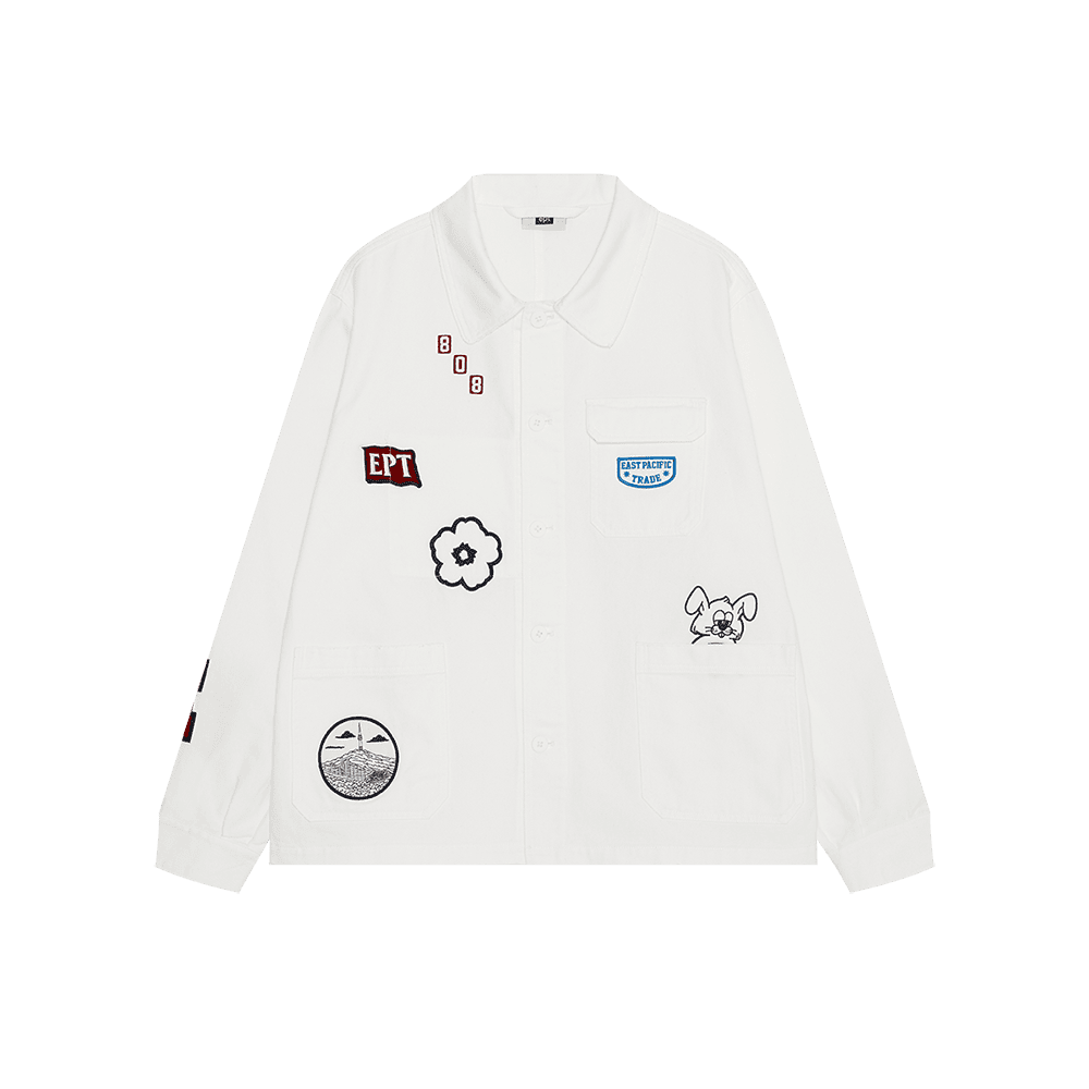 French Work Jacket (Ivory)