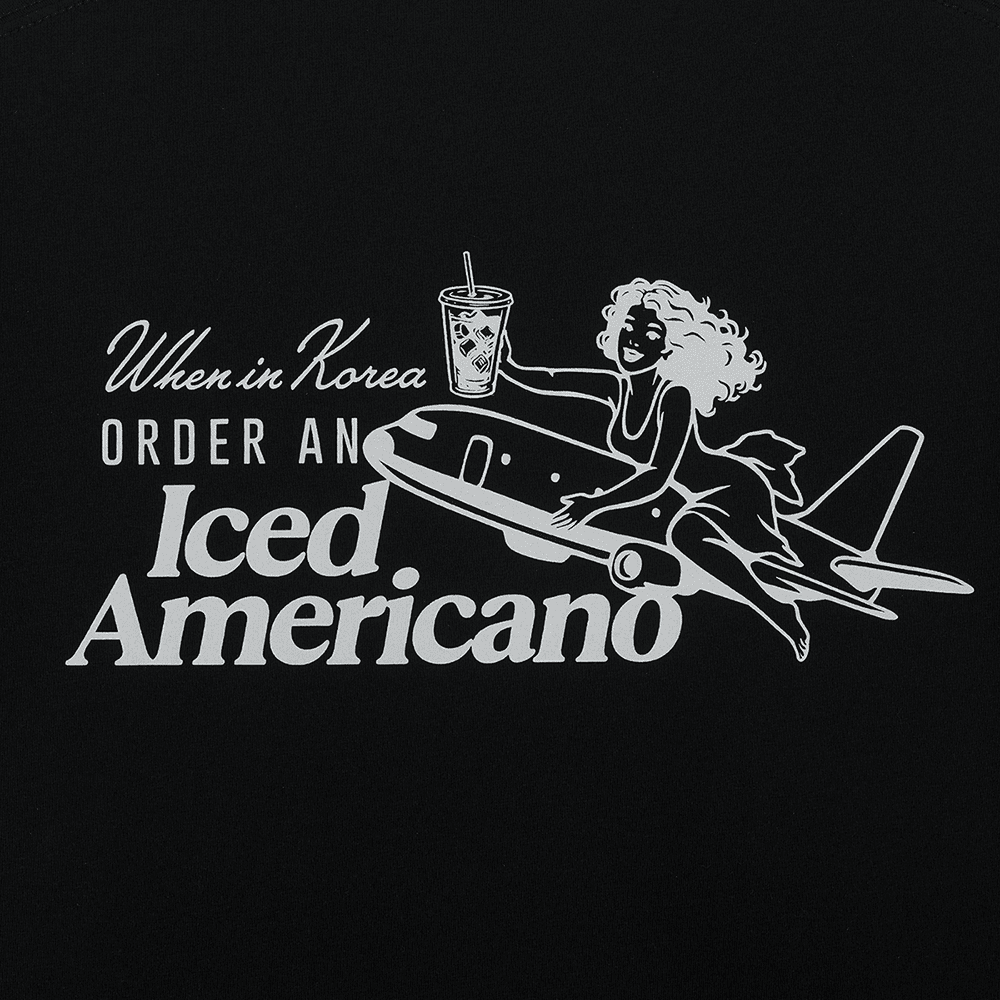 Iced Americano T-Shirt (Black)
