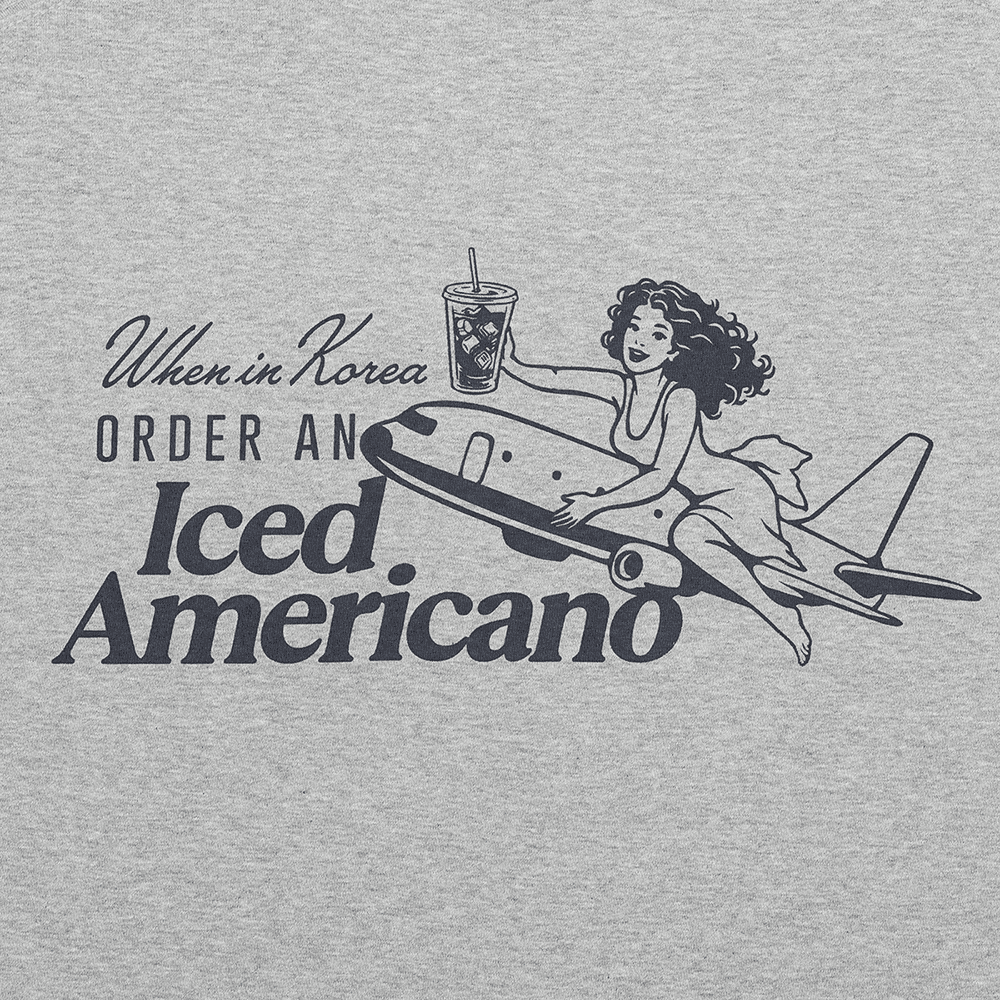 Iced Americano T-Shirt (H/Grey)