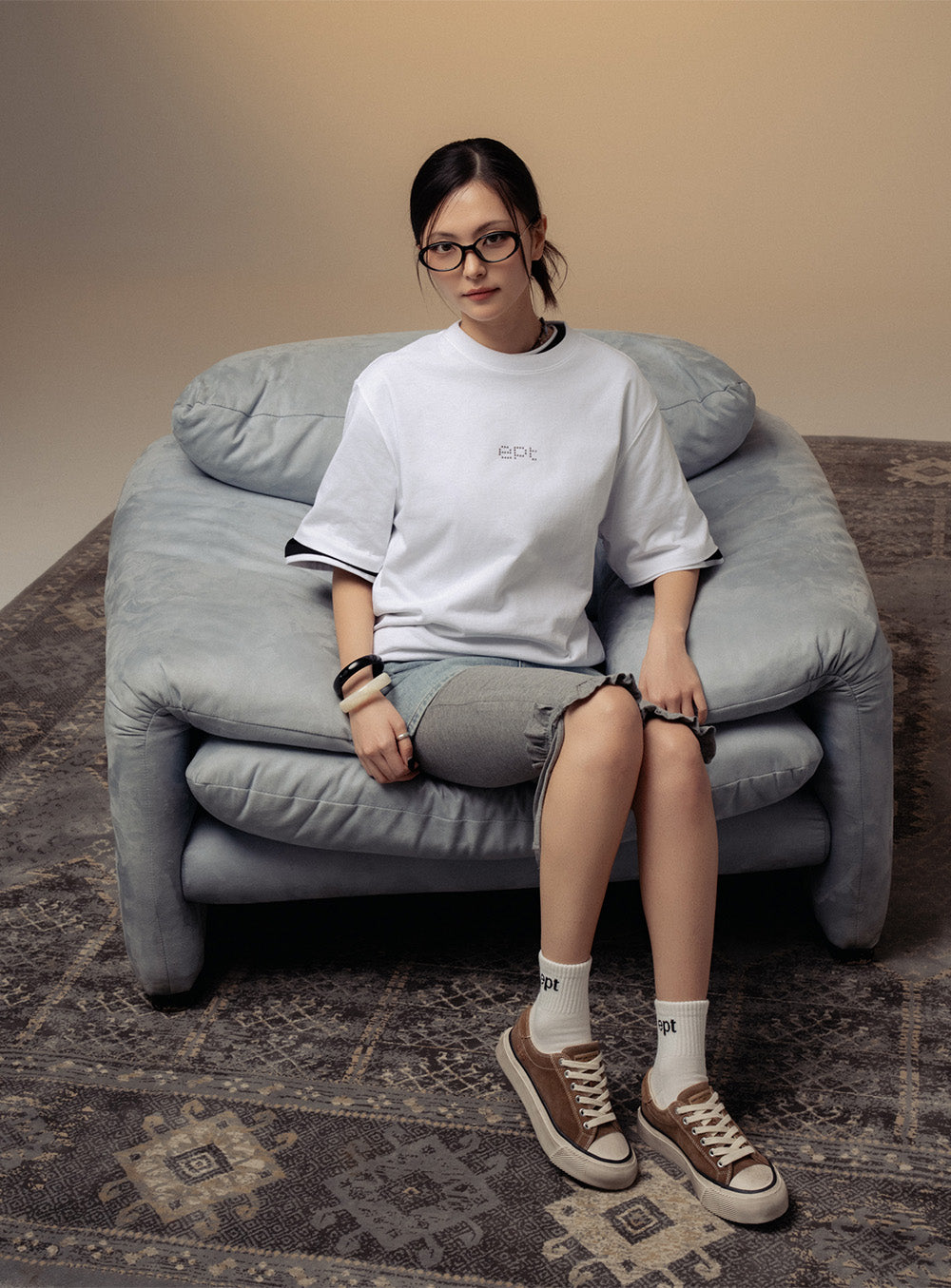Studded EPT T-Shirt (White)
