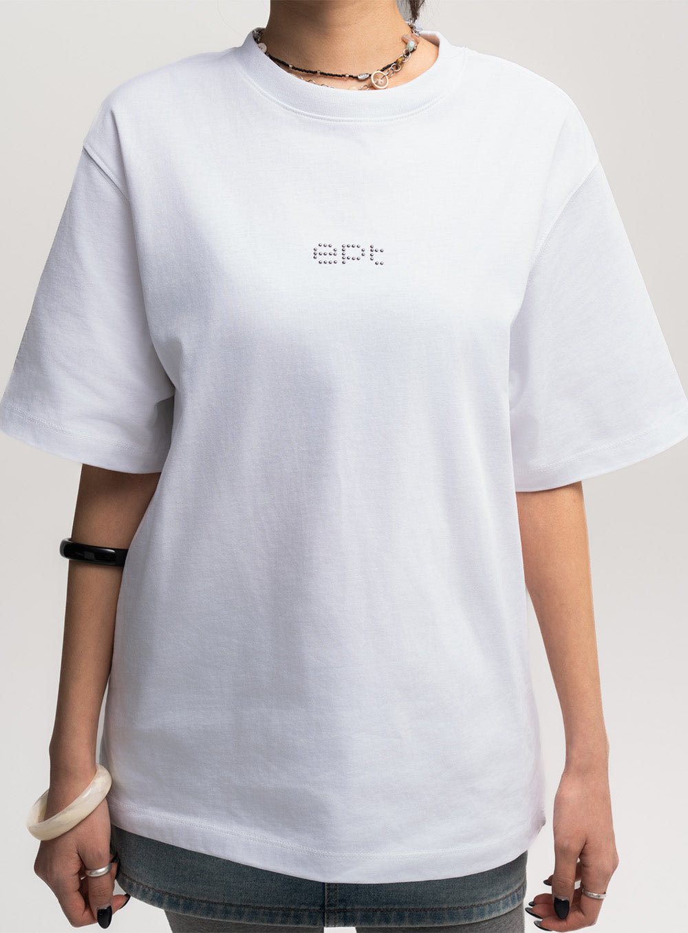 Studded EPT T-Shirt (White)