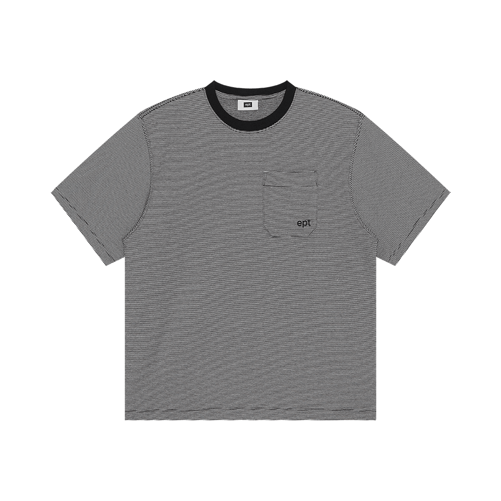 Micro Stripe T-Shirt (Black)