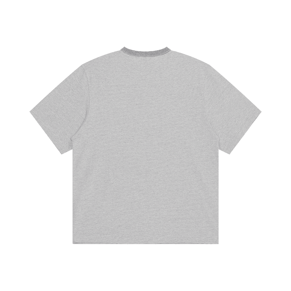 Micro Stripe T-Shirt (H/Grey)