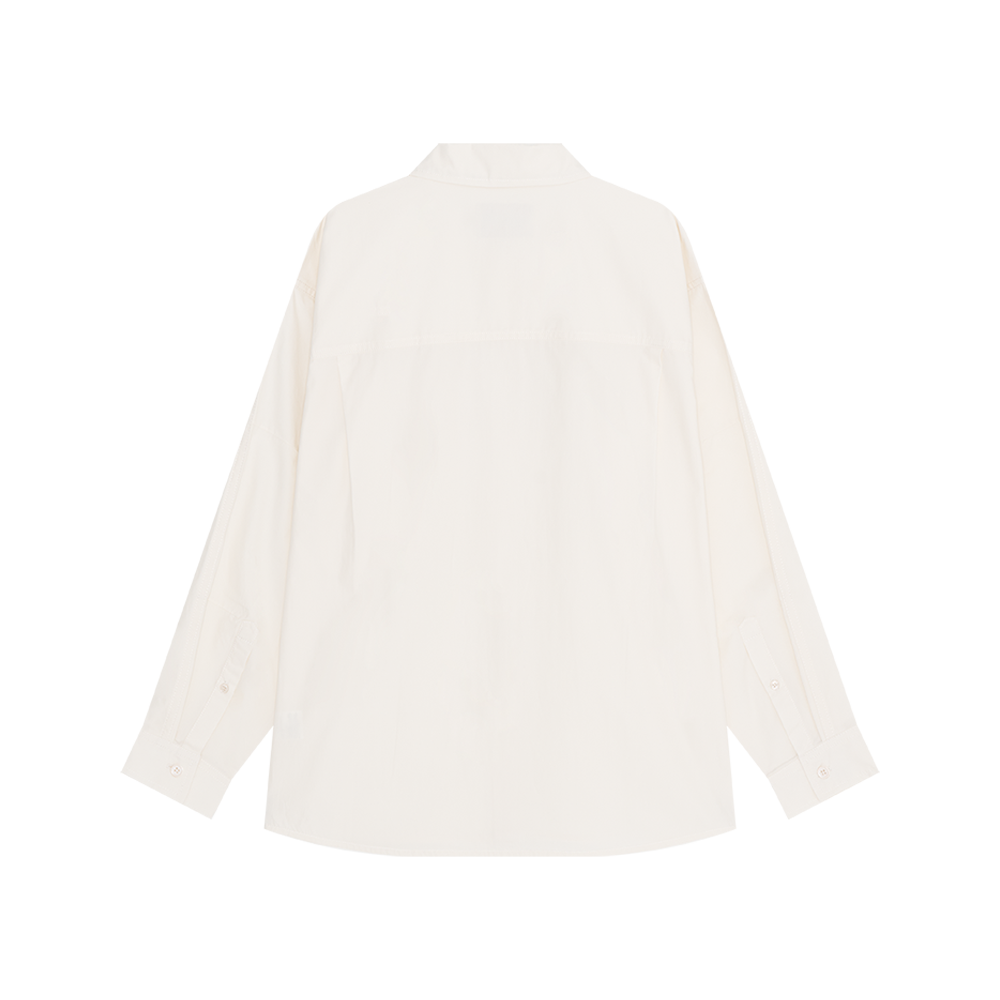 Nibble Big Pocket Shirt (Cream)