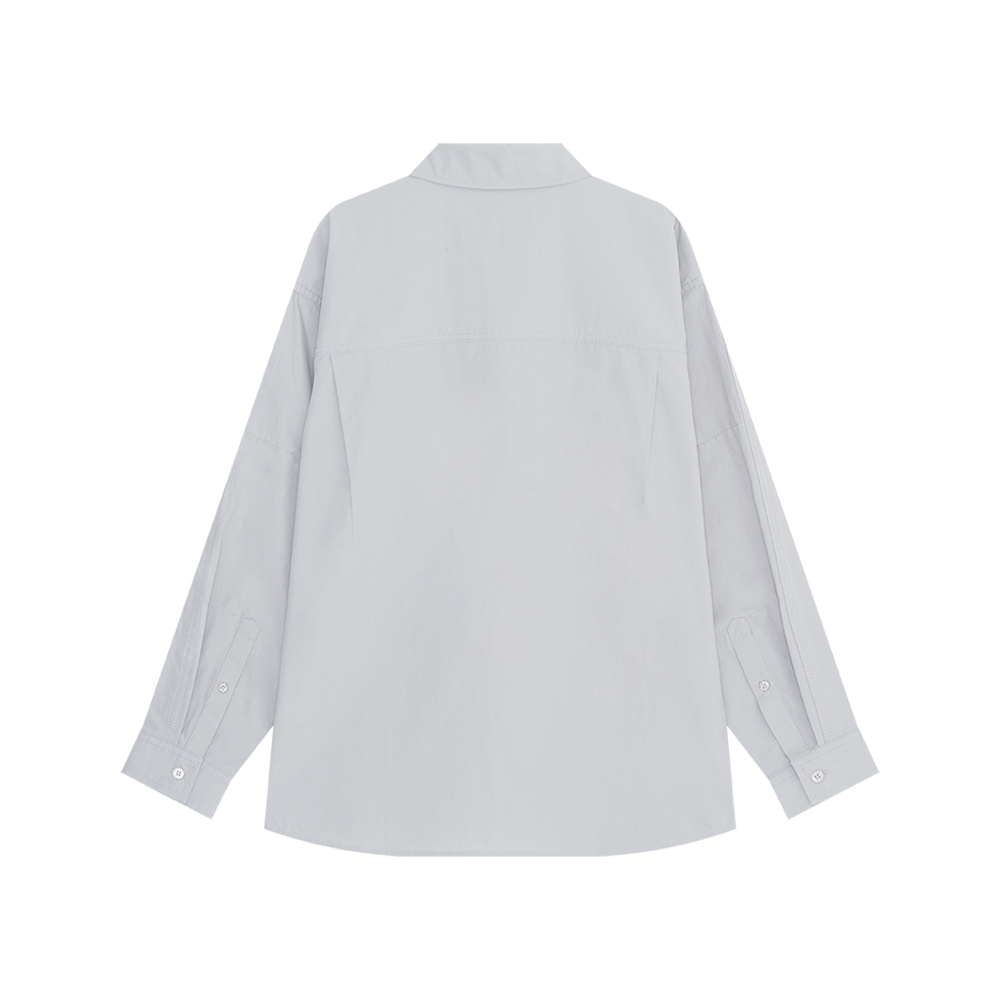 Nibble Big Pocket Shirt (L/Grey)