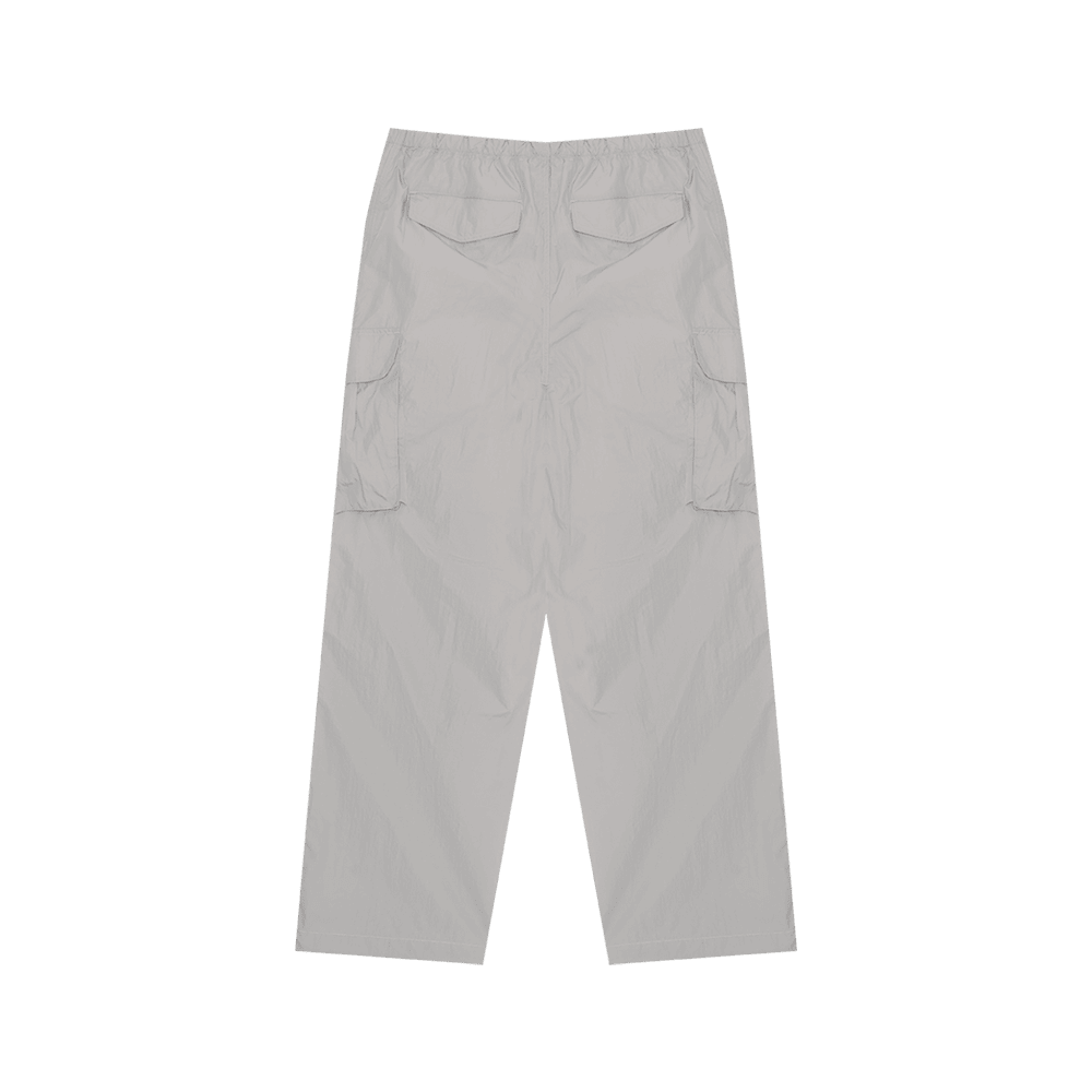 Nylon Cargo Pocket Pants (L/Grey)