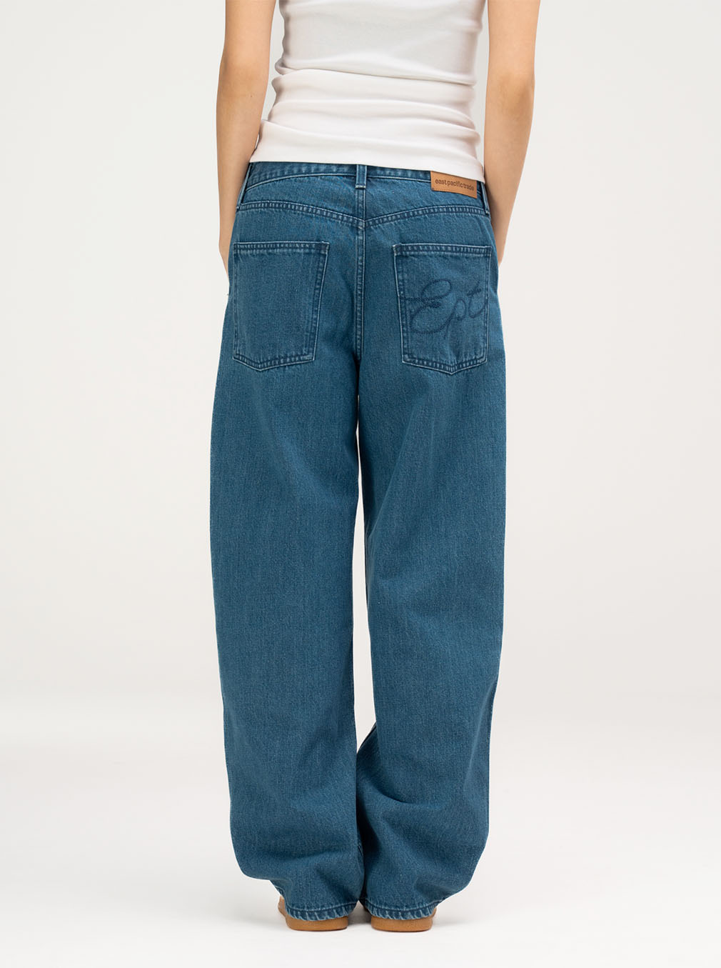 Baggy Denim Pants (Blue)