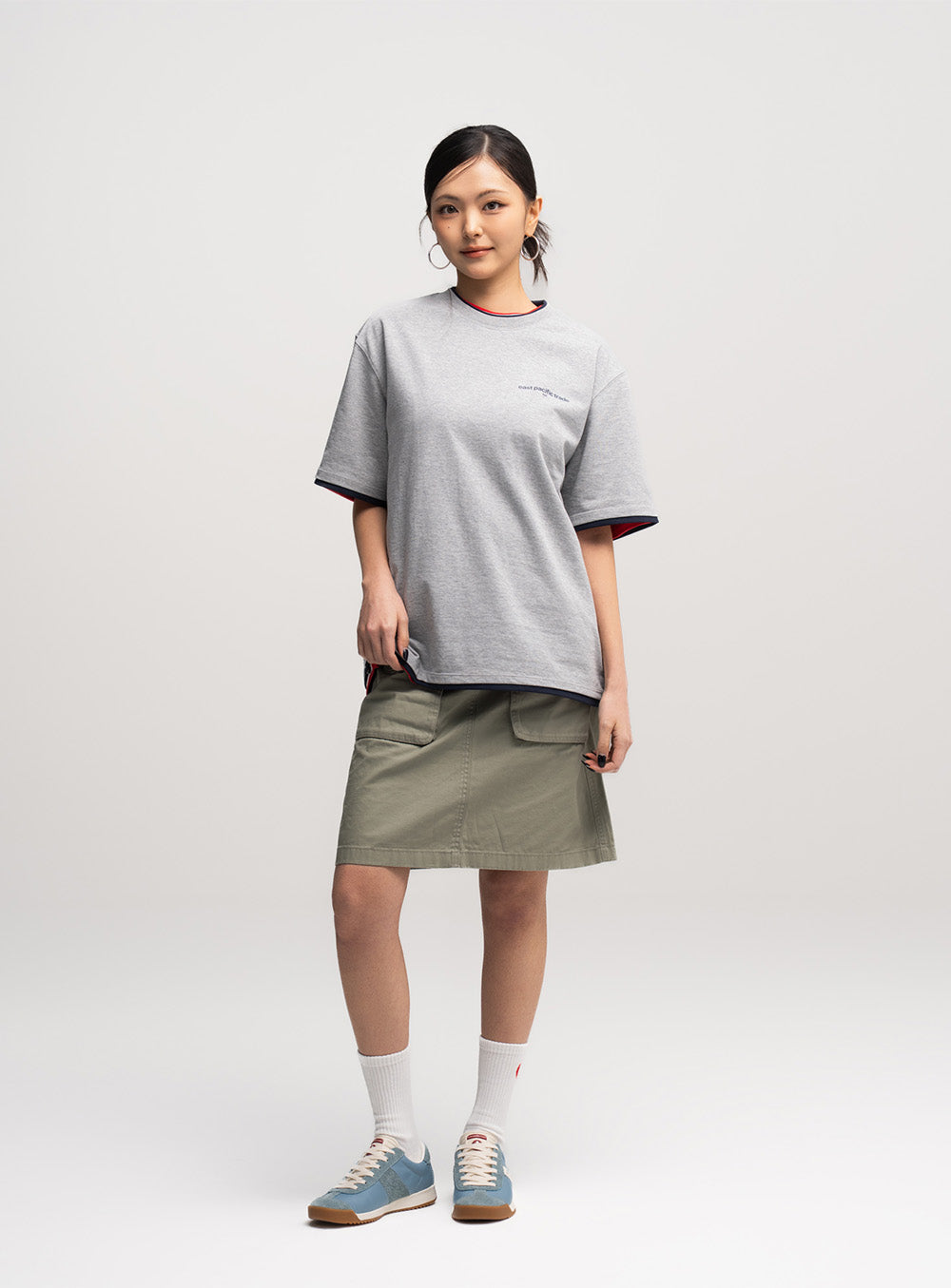Layered T-Shirt (H/Grey)