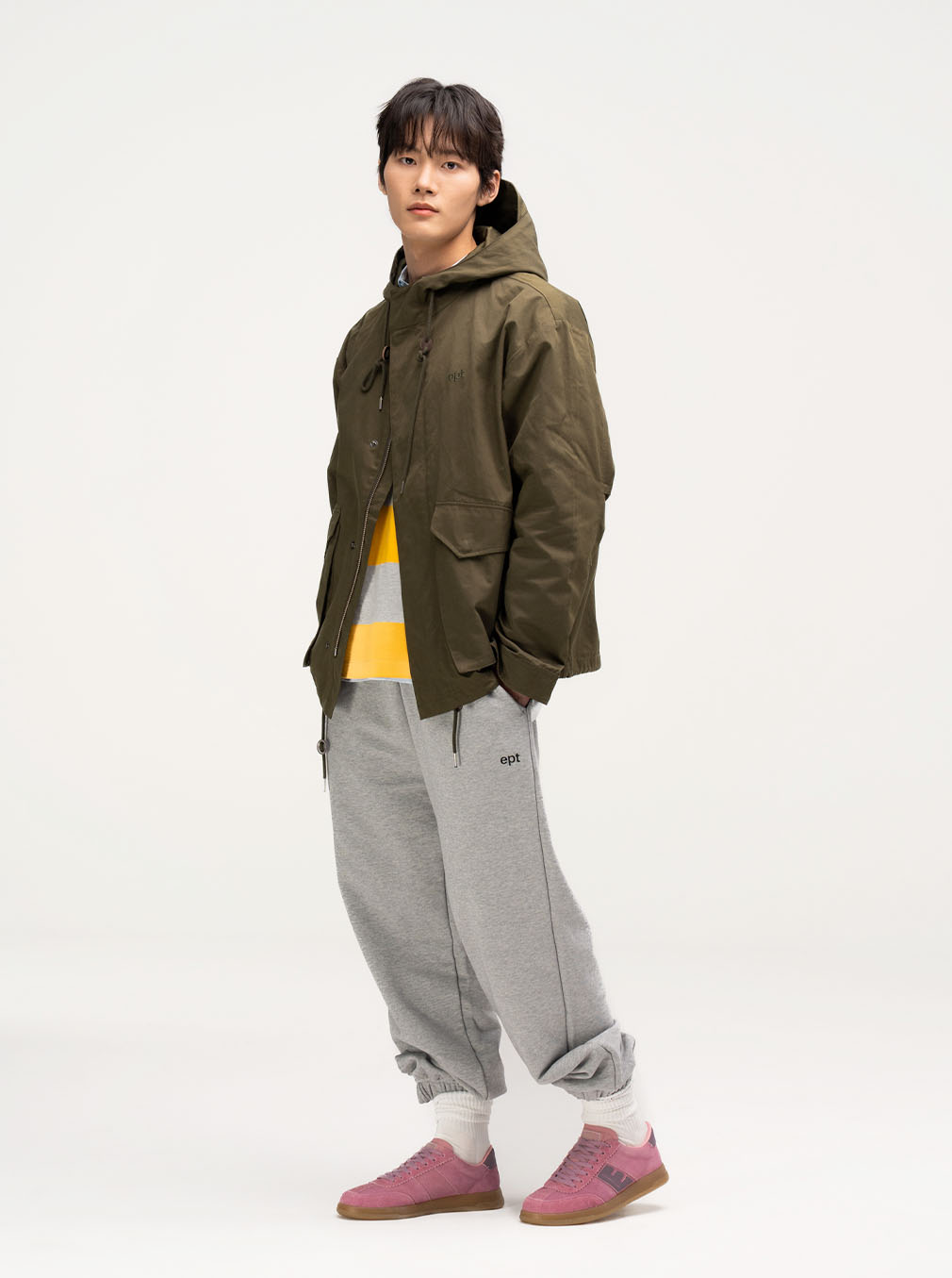 Short Fishtail Jacket (Khaki)