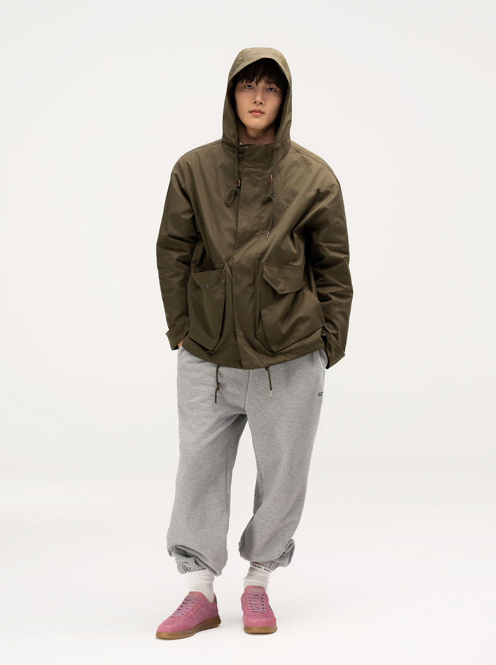 Short Fishtail Jacket (Khaki)