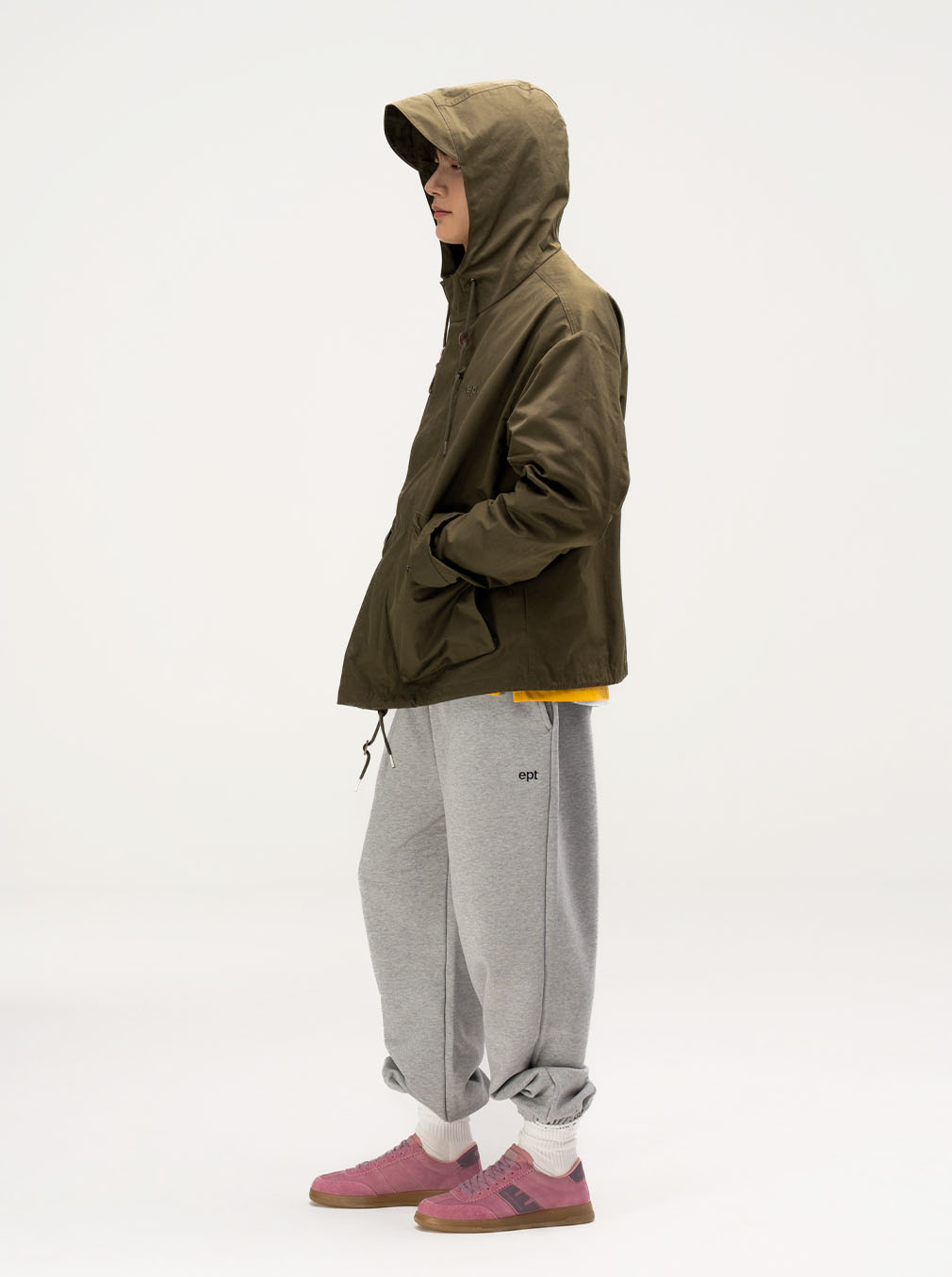 Short Fishtail Jacket (Khaki)