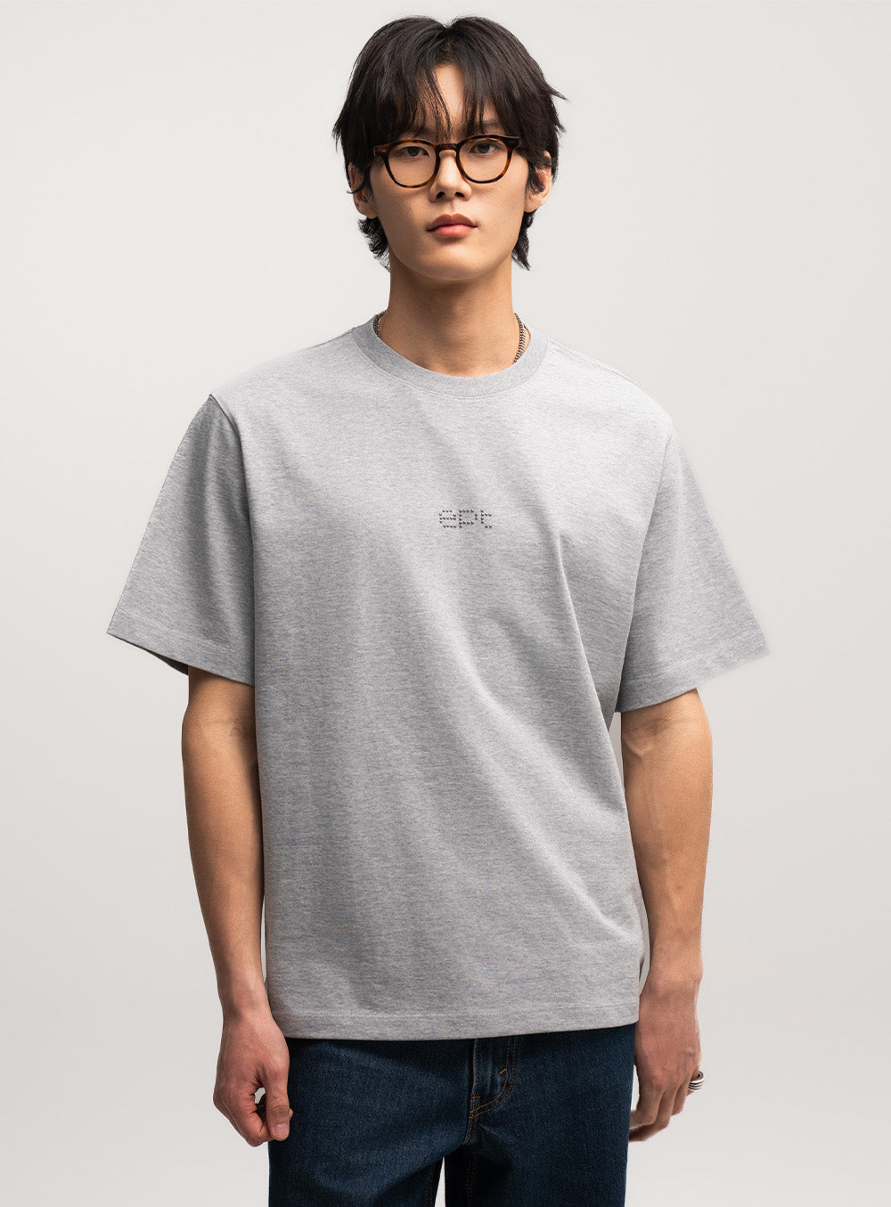Studded EPT T-Shirt (H/Grey)